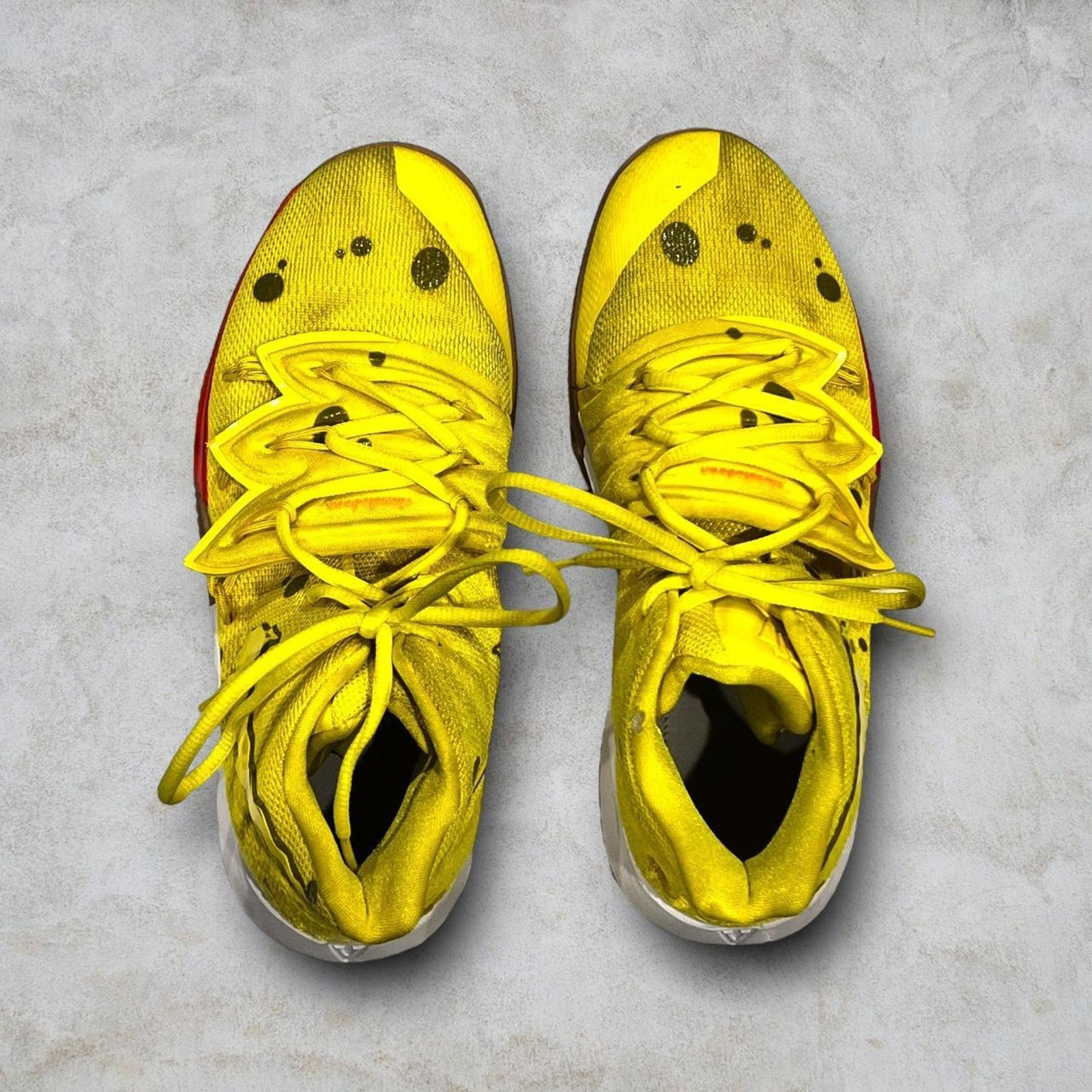 Nike Nike Kyrie 5 Spongebob Squarepants Shoes w/ Cartoon Design Size US 6.5 / EU 39-40 - 4 Thumbnail