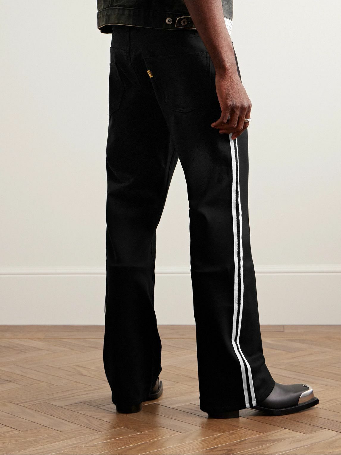 Gallery Dept. o1gr1nt0526 W32 x L32 / Logan Poly Flare Pant in Black Size US 32 / EU 48 - 4 Thumbnail