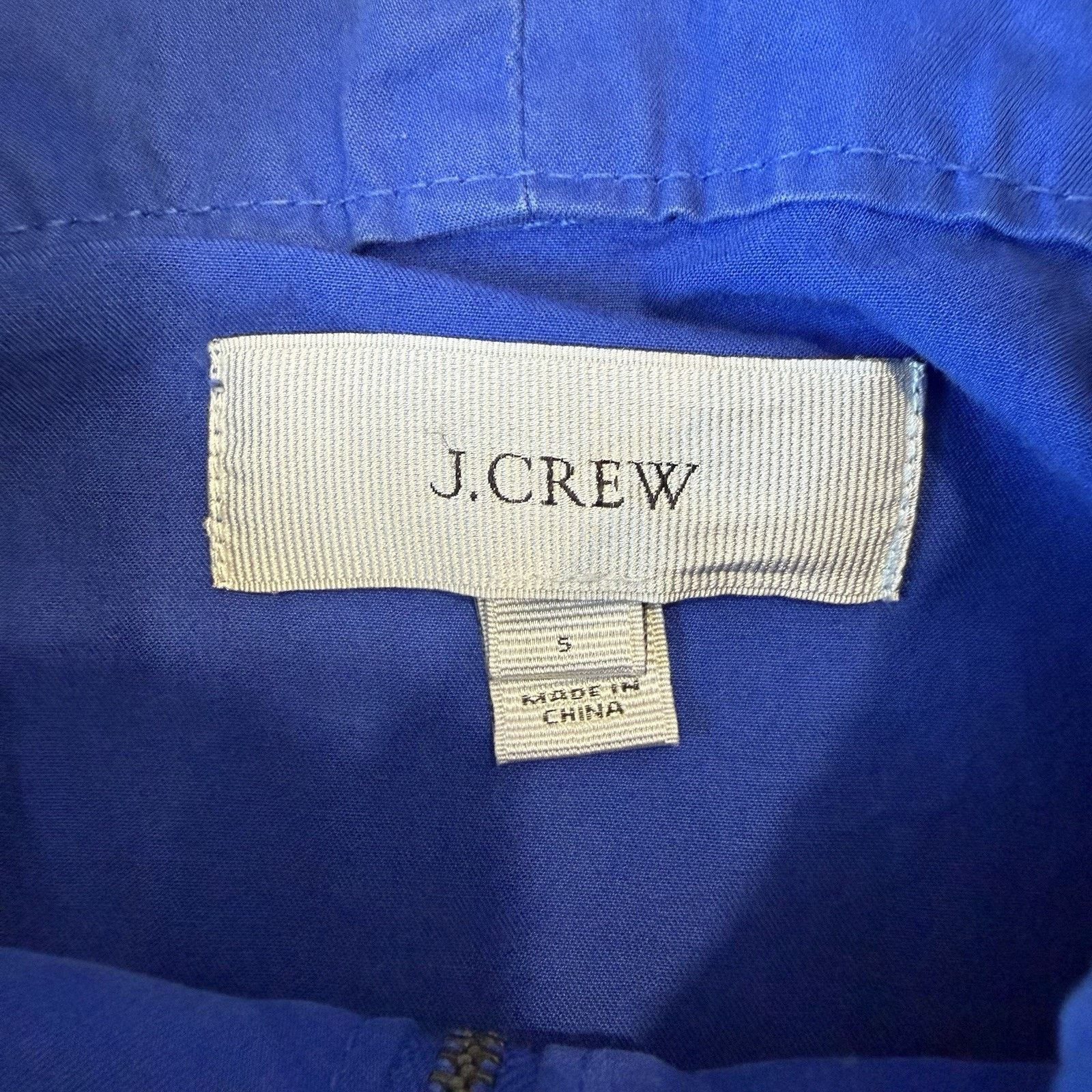 J.Crew J Crew Anorak Small Blue 1/2 Zip Cotton Pullover Heritage Size US S / EU 44-46 / 1 - 8 Thumbnail