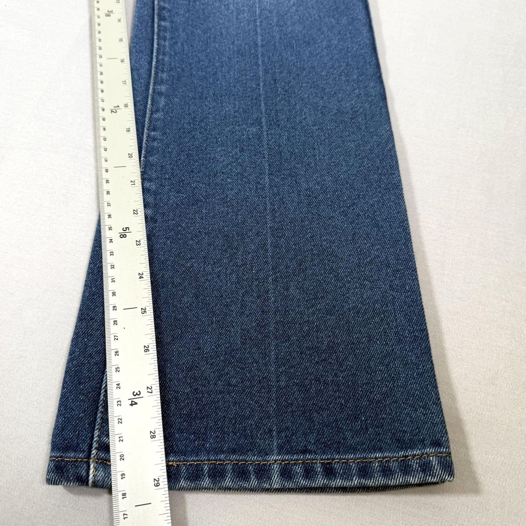 Levi's Levi's Jeans 31x30 Blue 517 Slim Bootcut Denim Pants Pocket Pockets Logo 5-Pocket 65% Cotton 35% Polyester Western Cowboy Work Mens Jeans Size US 31 - 4 Thumbnail