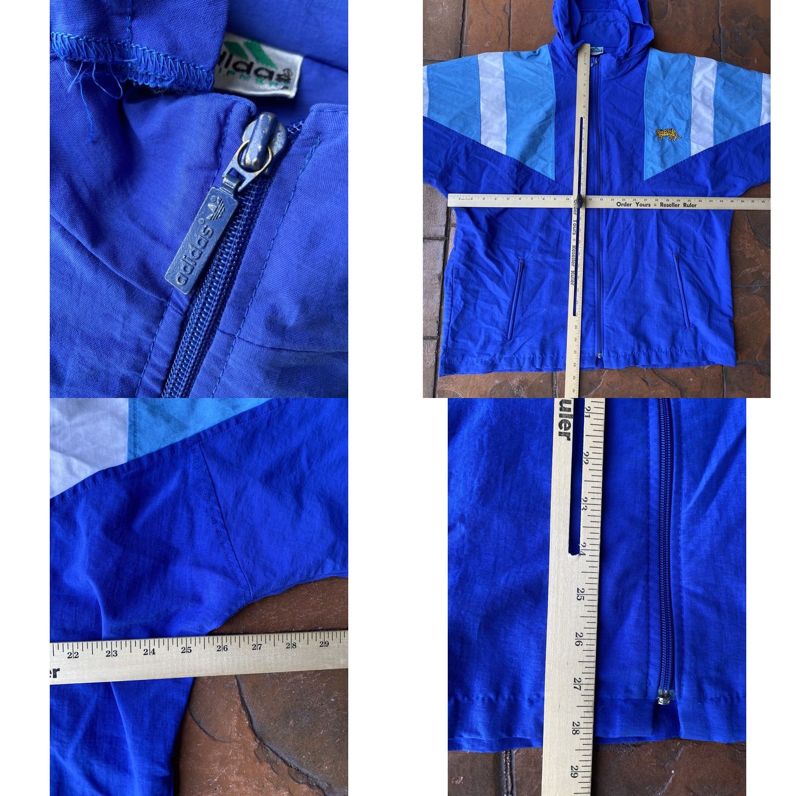 Adidas VINTAGE adidas Equipment Windbreaker Jacket Large Blue Zip Full Zip 90s Mens Regular Size US L / EU 52-54 / 3 - 8 Thumbnail