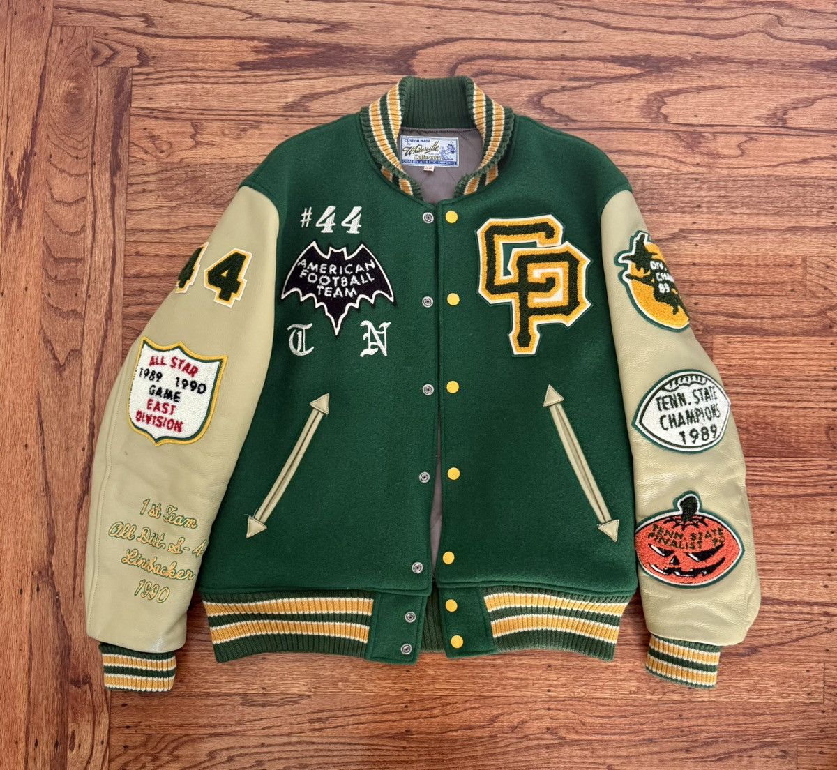 Whitesville Whitesville “Cleveland Pumpkins” Halloween Varsity Jacket Size US L / EU 52-54 / 3 - 1 Thumbnail