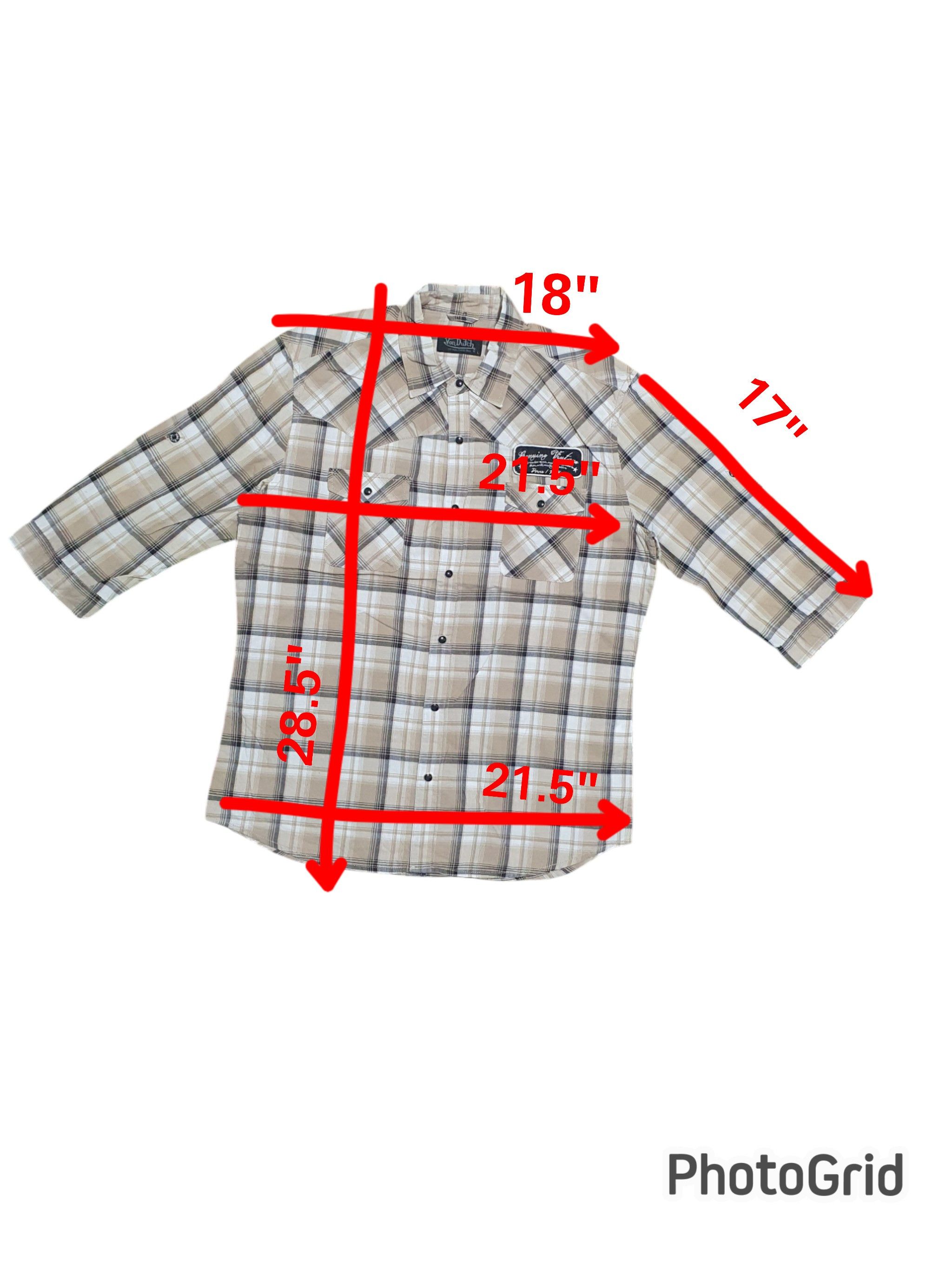 Von Dutch VON DUTCH 21.5/28.5 SNAP BUTTON 3 QUARTER SLEEVE Size L / US 10 / IT 46 - 10 Thumbnail