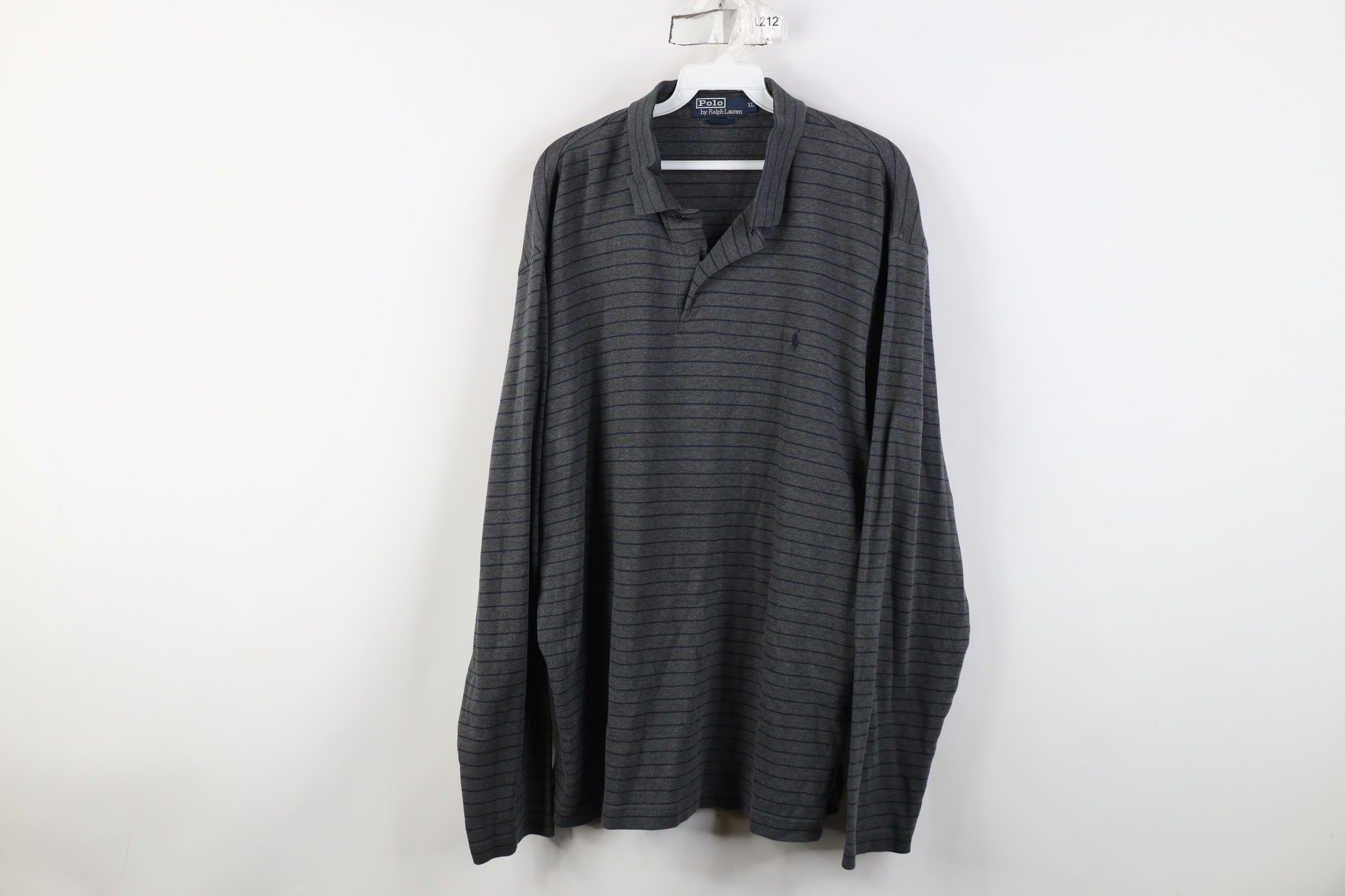 Ralph Lauren Vintage 90s Ralph Lauren Soft Touch Long Sleeve Rugby Polo Size US XL / EU 56 / 4 - 1 Thumbnail