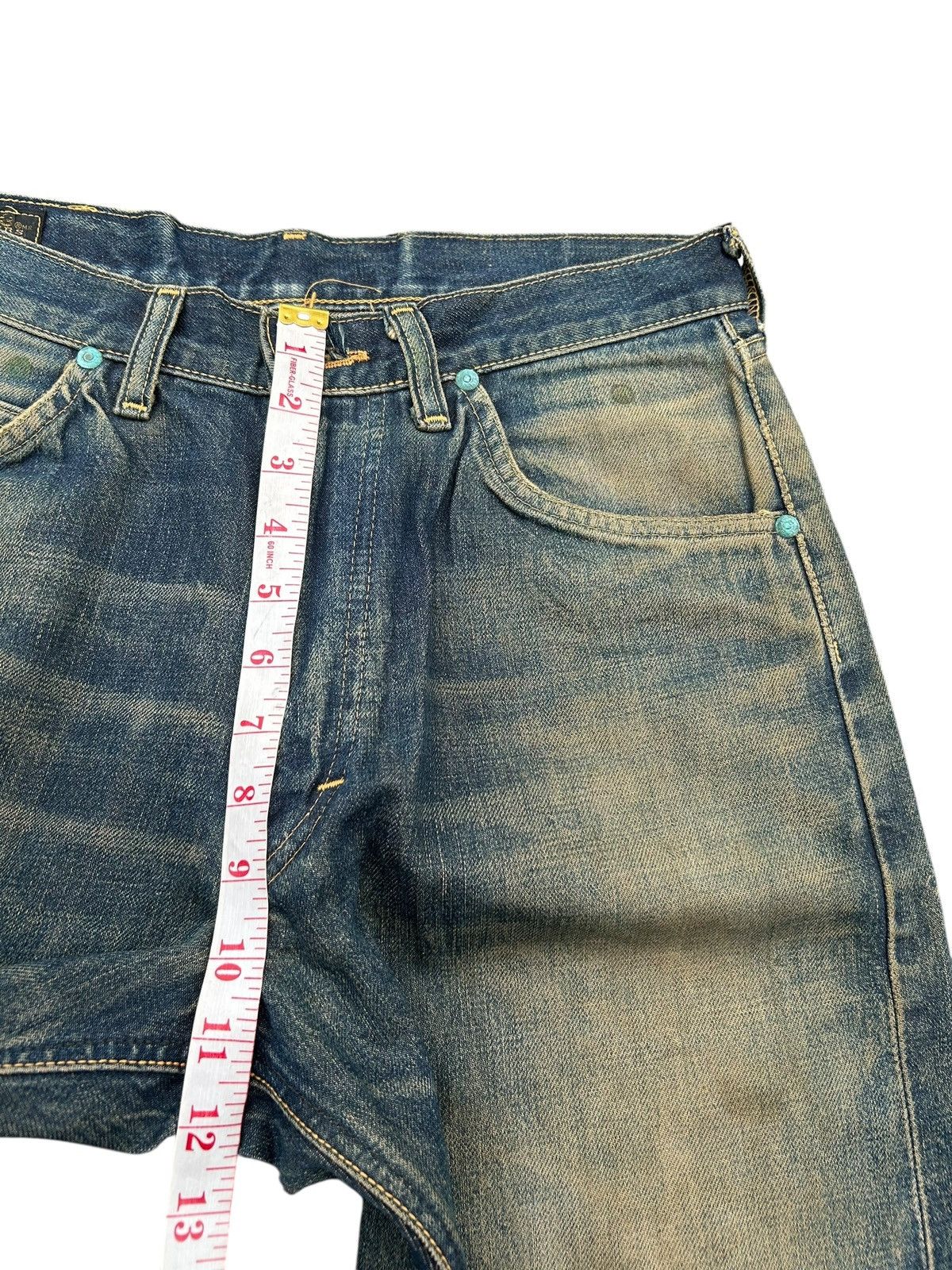 Japanese Brand × Kapital × Vintage Rusty Lee Selvedge Baggy Distressed Vintage Denim Jeans Size US 30 / EU 46 - 22 Thumbnail