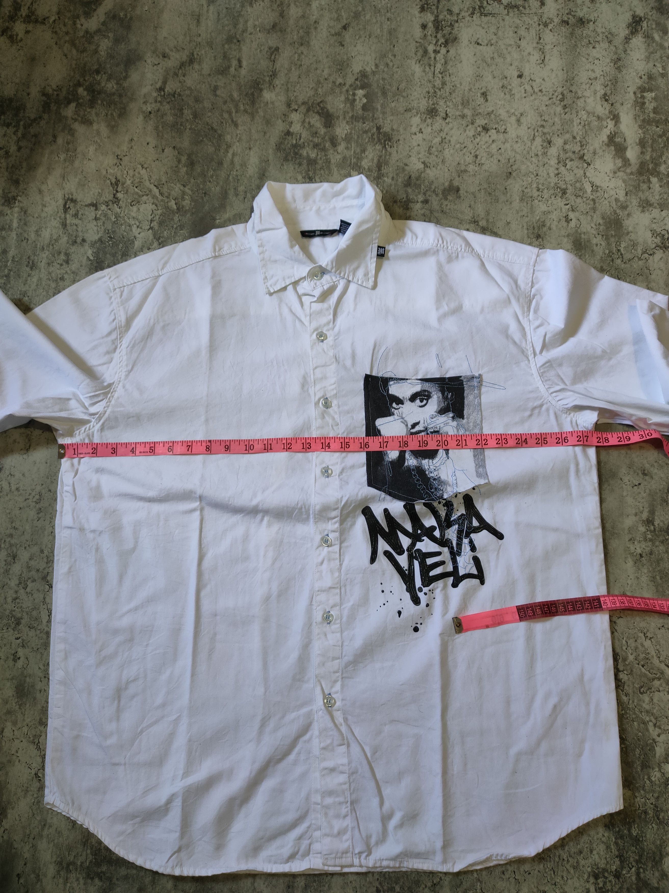 Makaveli × Rap Tees 🔥 Makaveli 2pac Button Shirt Size US XXL / EU 58 / 5 - 9 Thumbnail
