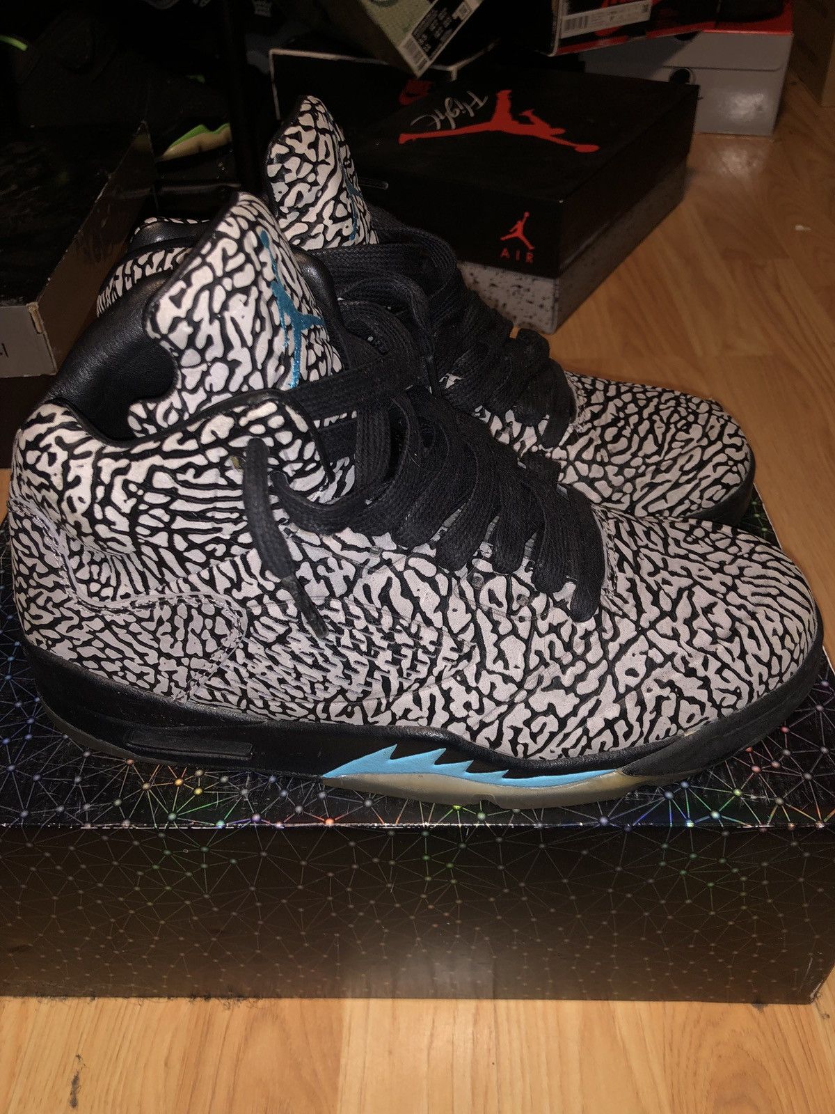 Nike Air Jordan 5 Retro 3Lab5 Size - 9 Size US 9 / EU 42 - 4 Thumbnail
