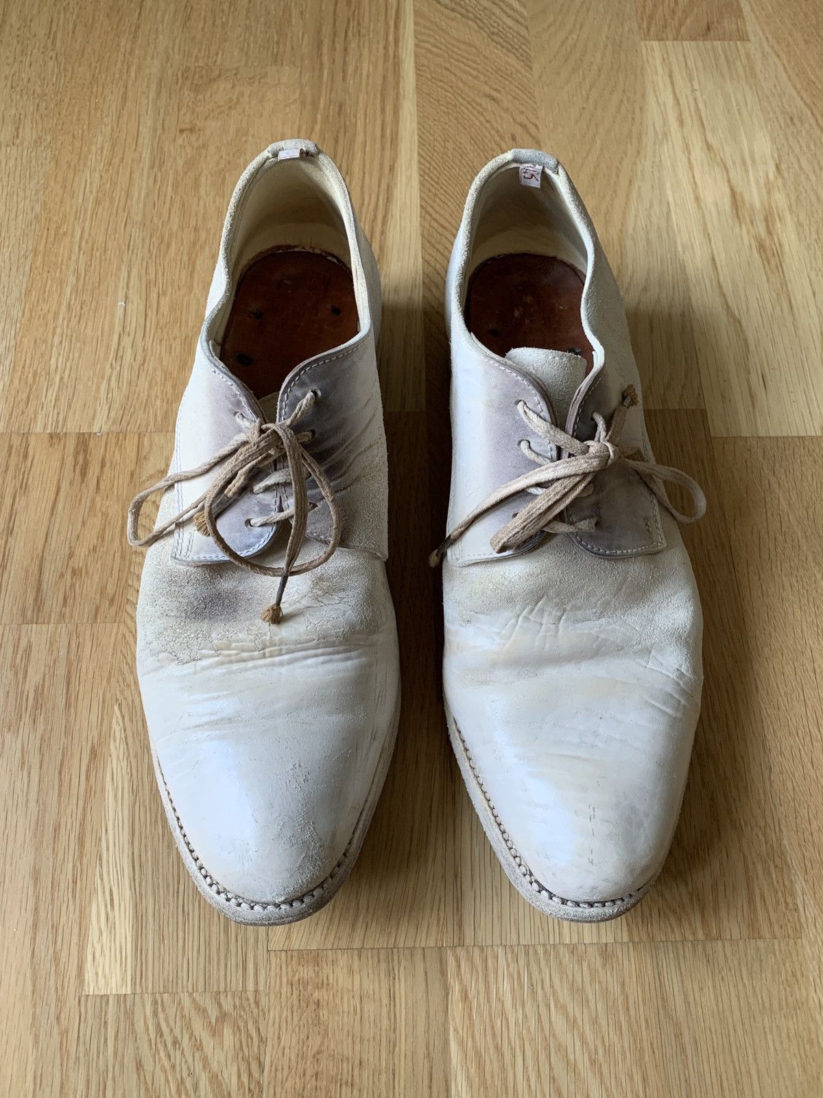 Carol Christian Poell CCP Cordovan leather Derbies Off White Size 8 Size US 10 / EU 43 - 2 Thumbnail