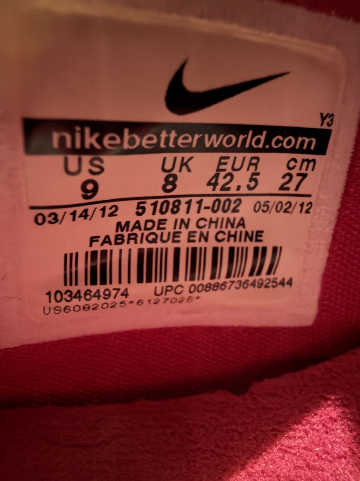 Nike Nike LeBron 9 Low "Fireberry" Size US 8.5 / EU 41-42 - 5 Thumbnail