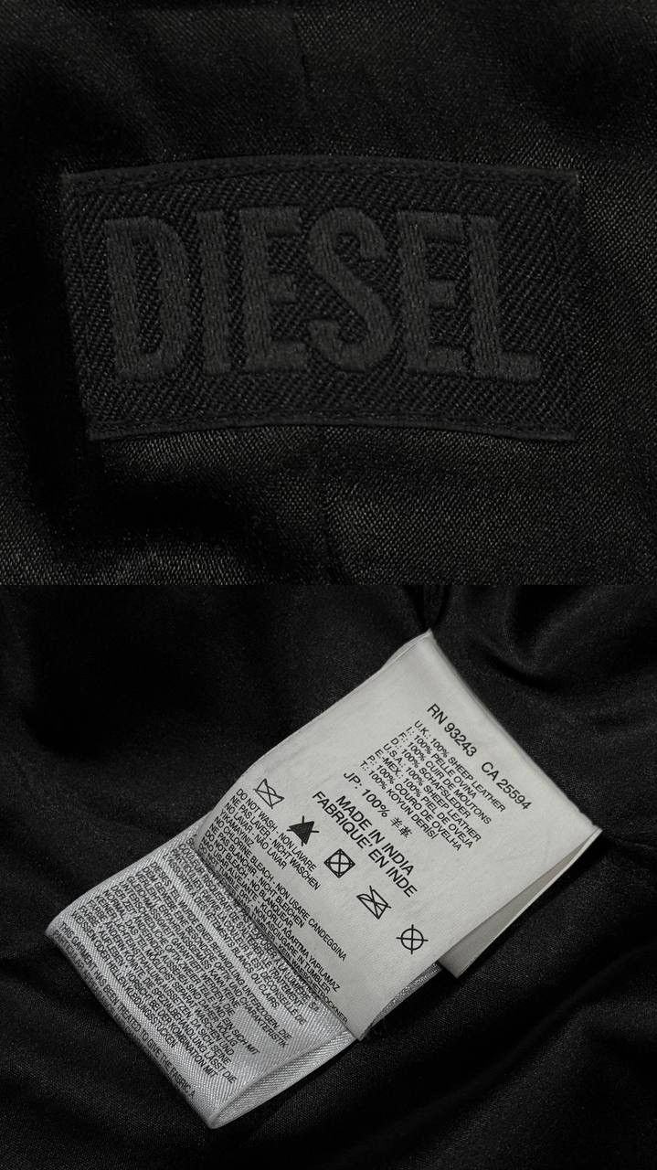 Diesel Diesel Leather Asymmetric Coat Jacket Size S / US 4 / IT 40 - 7 Thumbnail