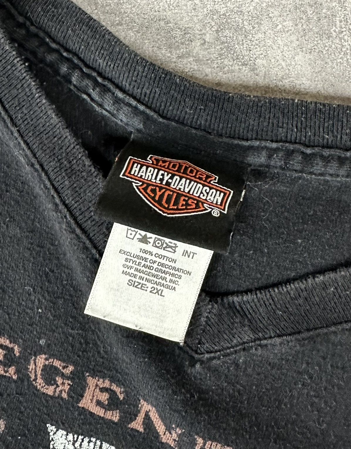 Harley Davidson Harley Davidson Dragon Krakow Poland Overprint Logo T-Shirt Size US XXL / EU 58 / 5 - 7 Thumbnail