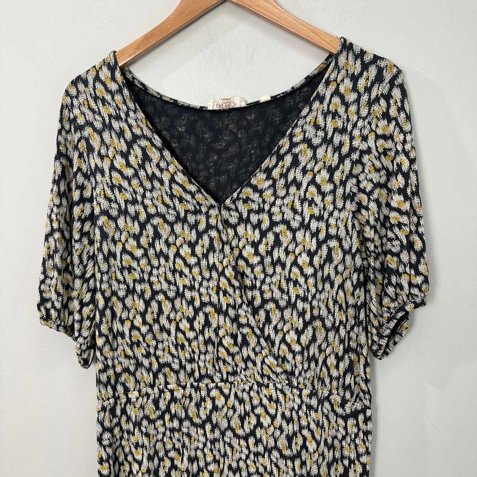Other Fat Face Iona Ikat Faux Wrap Floral Midi Dress 10 M Size L / US 10 / IT 46 - 4 Thumbnail