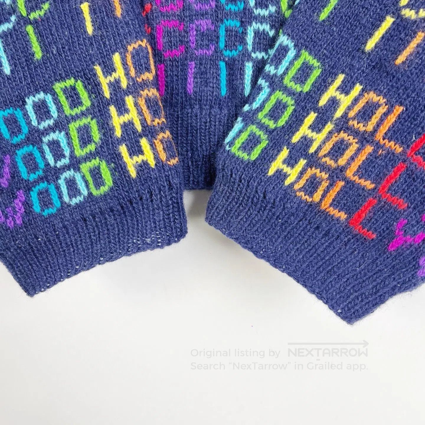 Gucci Gucci Rainbow Neon Wool Sweater. Size XS / US 0-2 / IT 36-38 - 6 Thumbnail