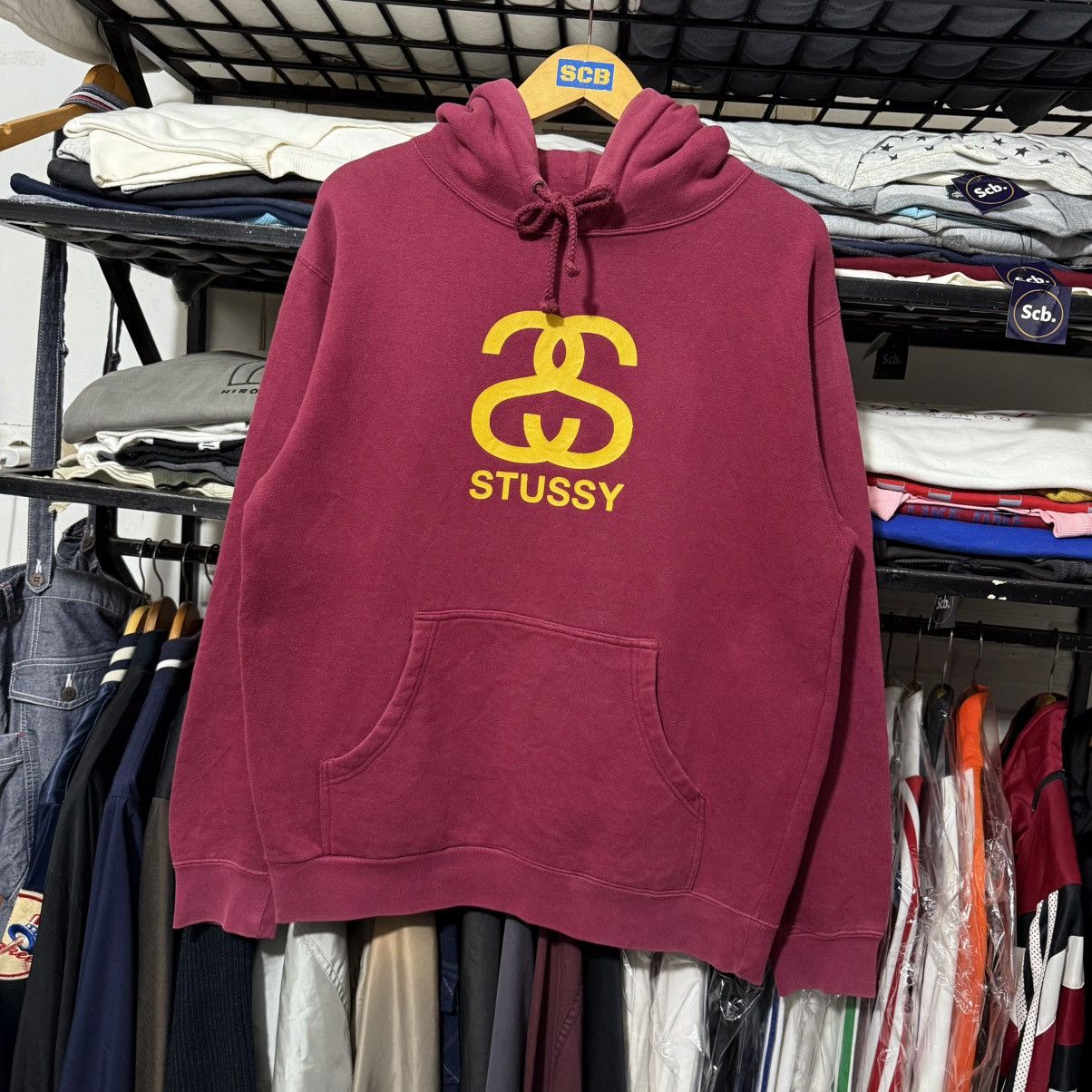Stussy Vintage stussy logo hoodie Size US S / EU 44-46 / 1 - 6 Thumbnail