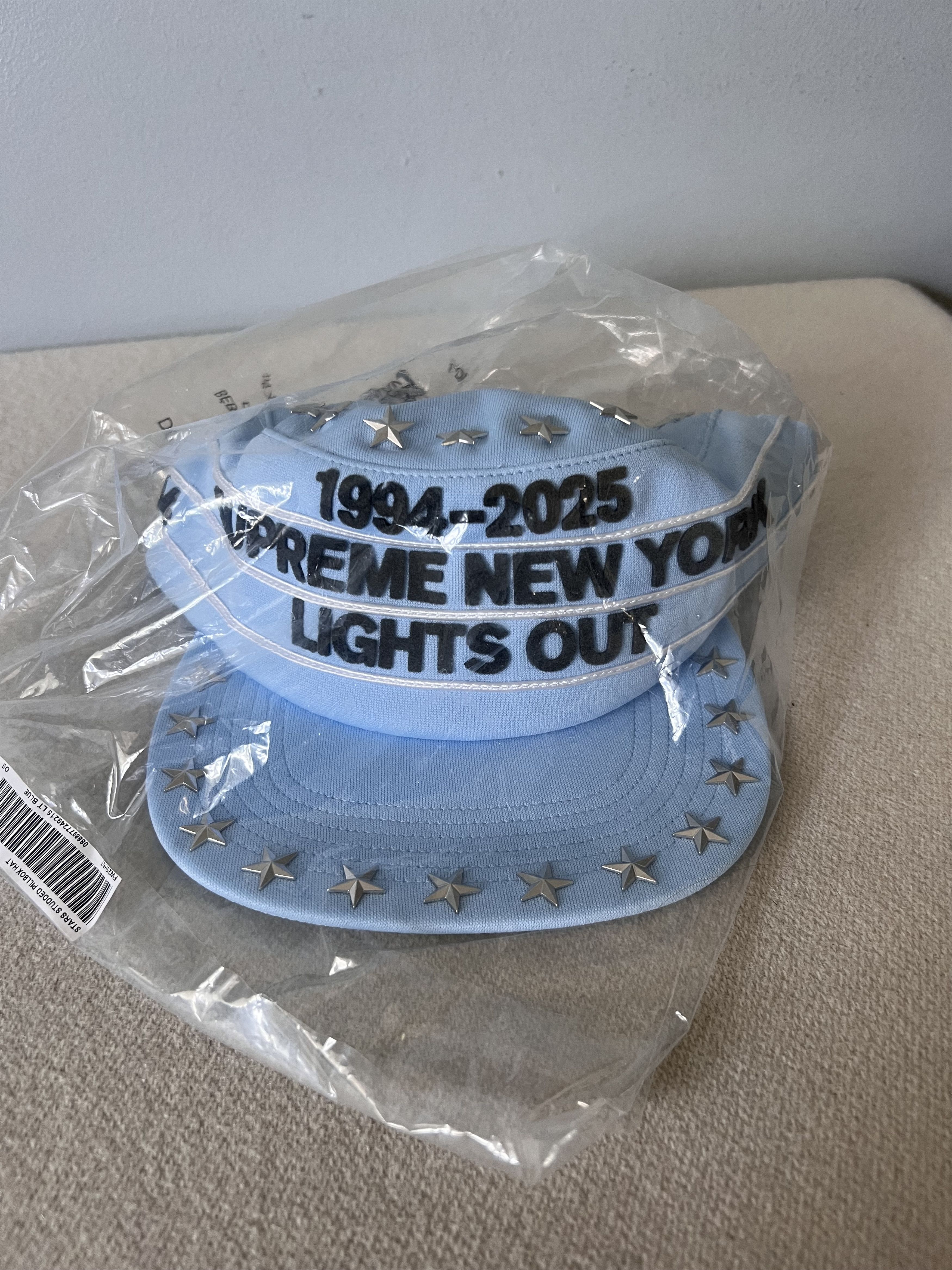 Supreme Stars Studded Pillbox Hat /