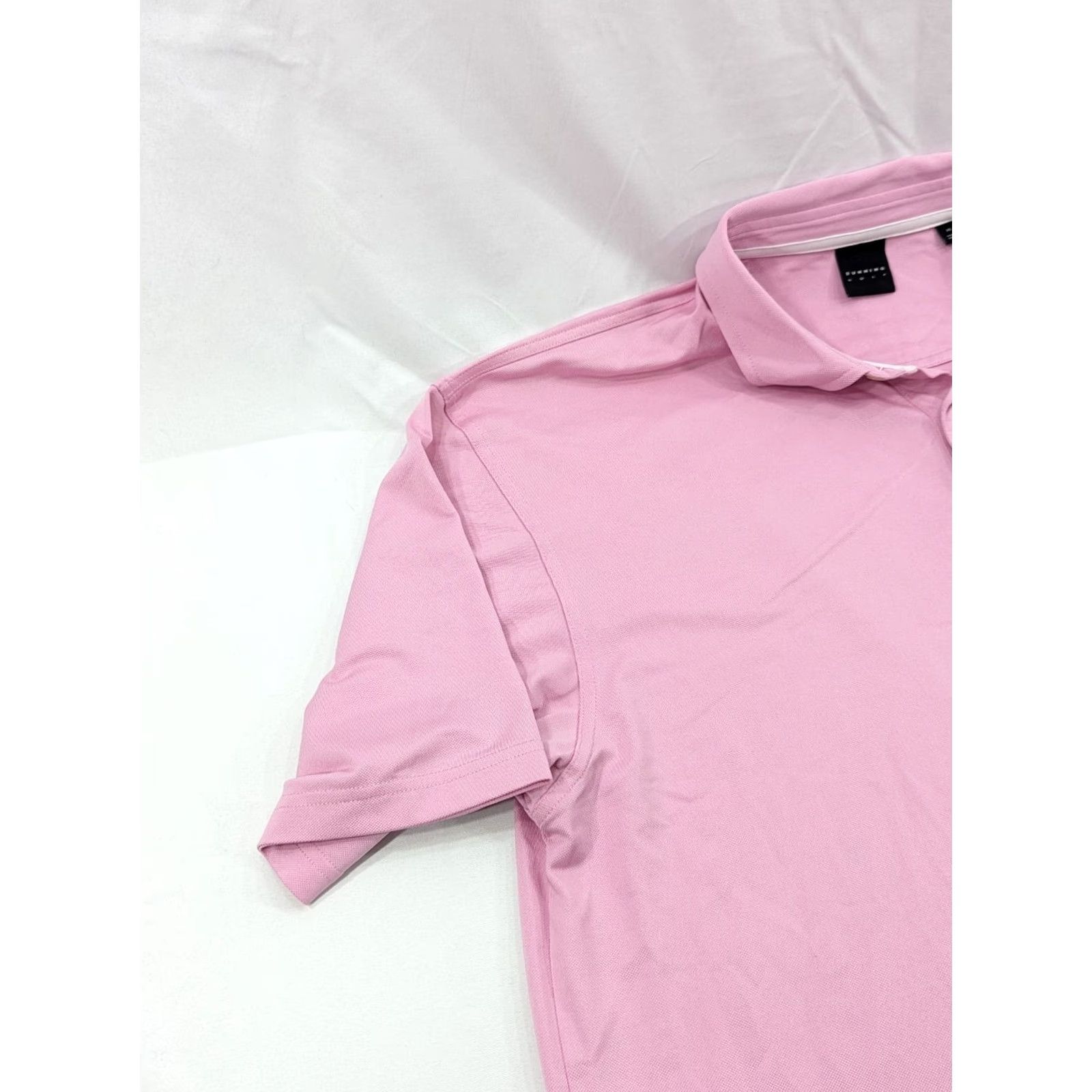Vintage Dunning Polo Shirt Mens XL Pink Collar Golf Performance Breathable All Seasons Regular Logo Buttons Size US XL / EU 56 / 4 - 2 Thumbnail
