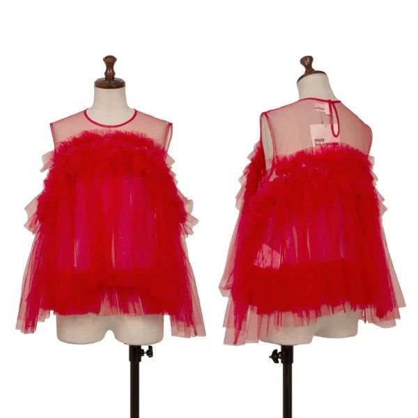 COMME des GARCONS Red Tulle Top