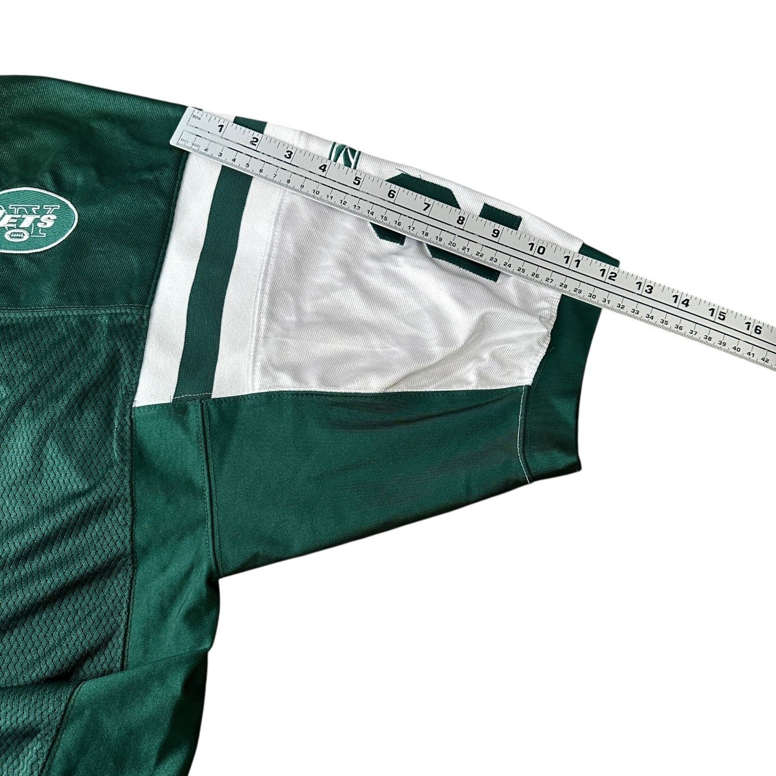 Reebok Reebok NY Jets Thomas Jones Jersey Mens 50 Green Stitched Size US XL / EU 56 / 4 - 11 Thumbnail