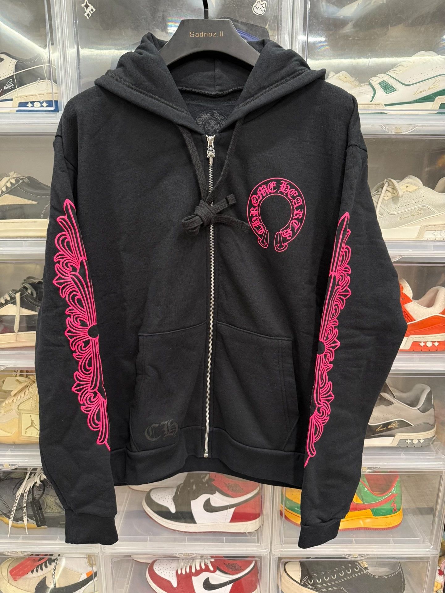 Chrome Hearts Chrome Hearts Pink Vine Horseshoe Zip Hoodie Size US S / EU 44-46 / 1 - 1 Thumbnail