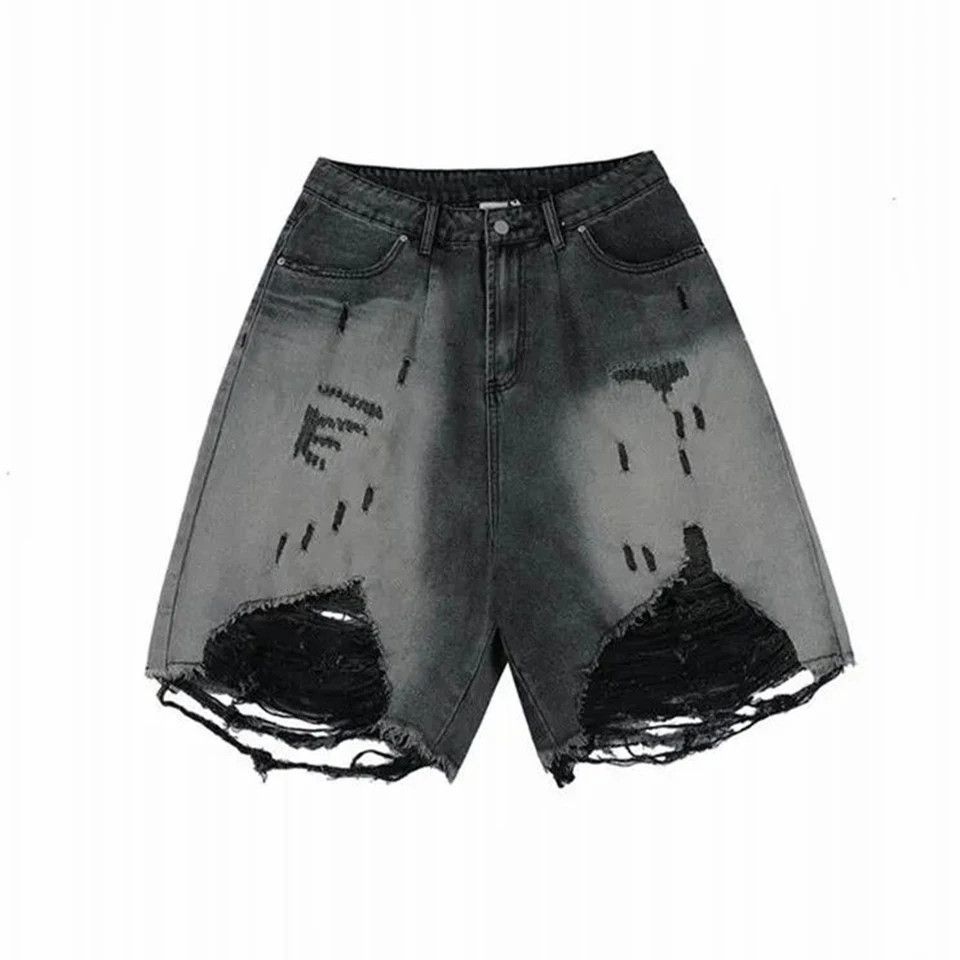 Japanese Brand × Vintage Washed Old Ripped Shortpants Size US 33 - 6 Thumbnail