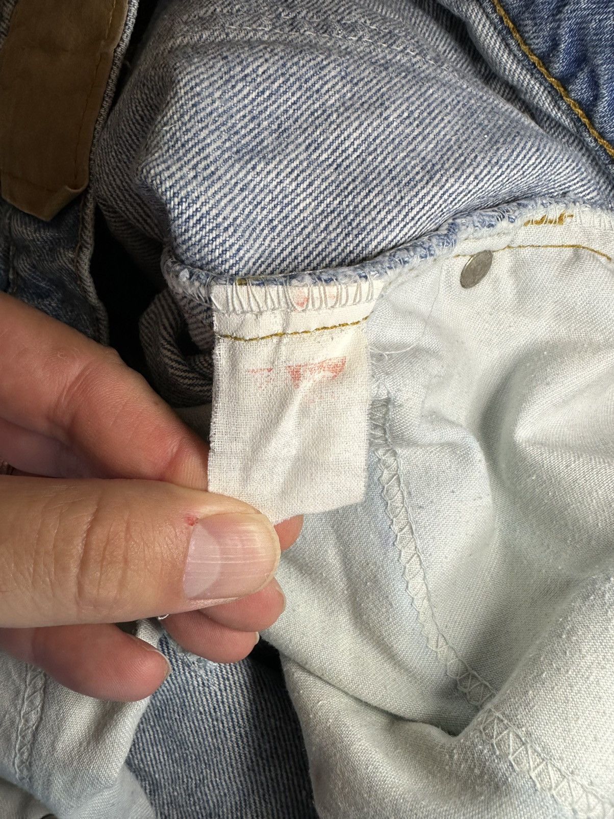 Levi's VTG 90’s Men’s Levi’s Orange Tab Jeans-33x27(Hemmed) Size US 33 - 10 Thumbnail