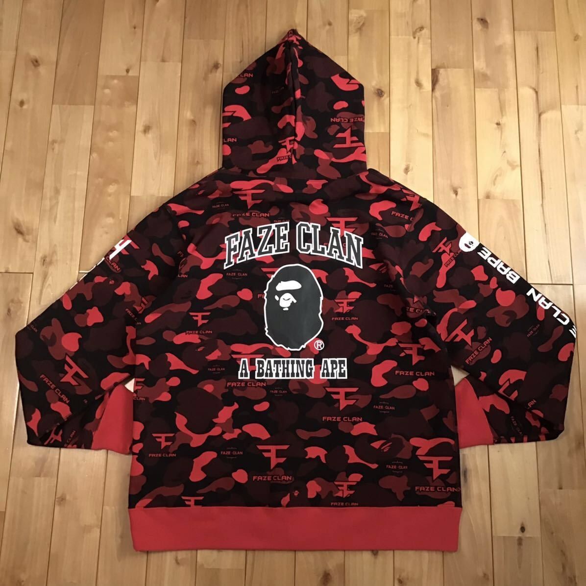 Bape 🔥2XL🔥 BAPE × FAZE CLAN full zip hoodie a bathing ape XXL Size US XXL / EU 58 / 5 - 3 Thumbnail