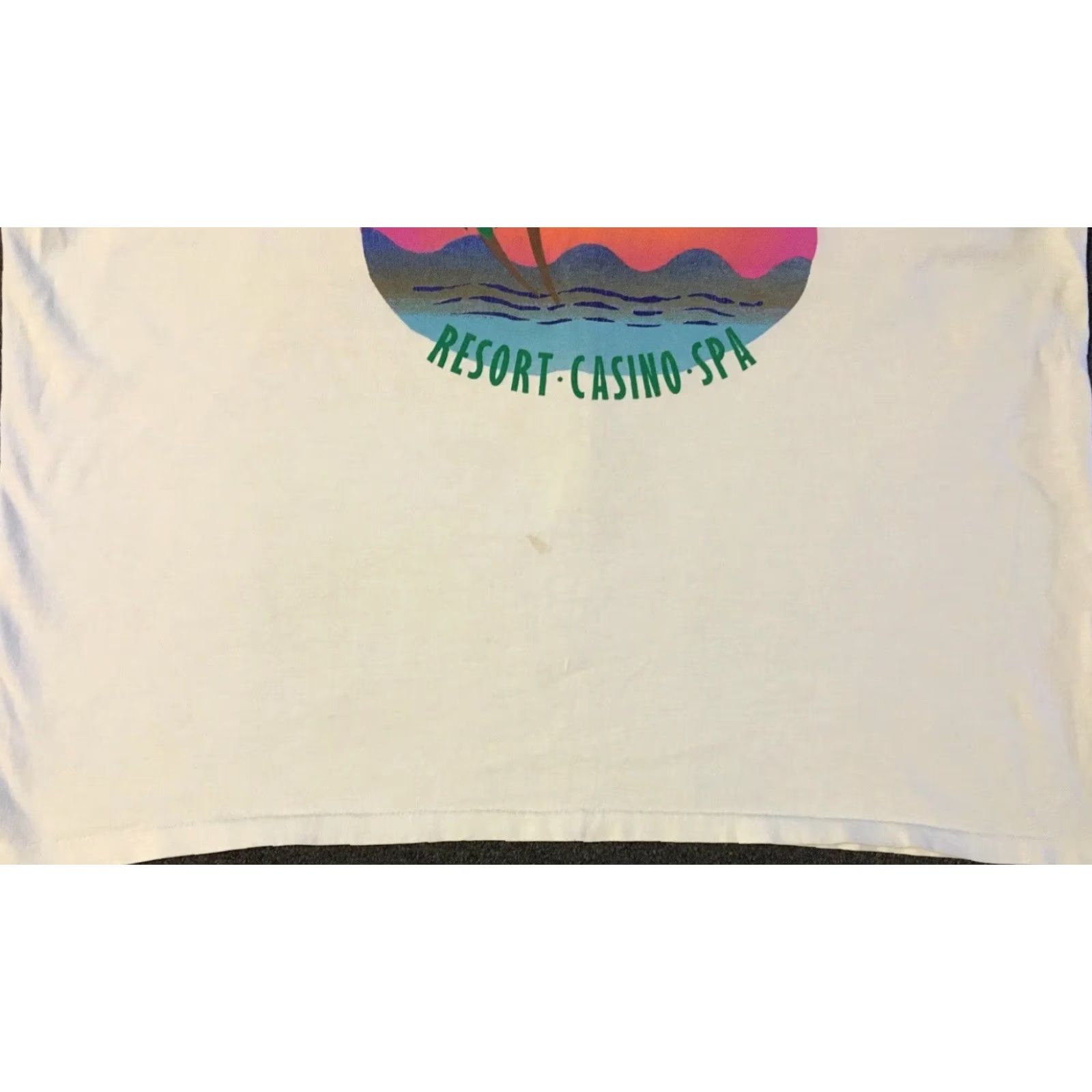 Vintage VINTAGE 90s Players Island Faded Tank Top XL White USA Surf Beach Sunset Grunge Funny 80s Size US XL / EU 56 / 4 - 3 Thumbnail