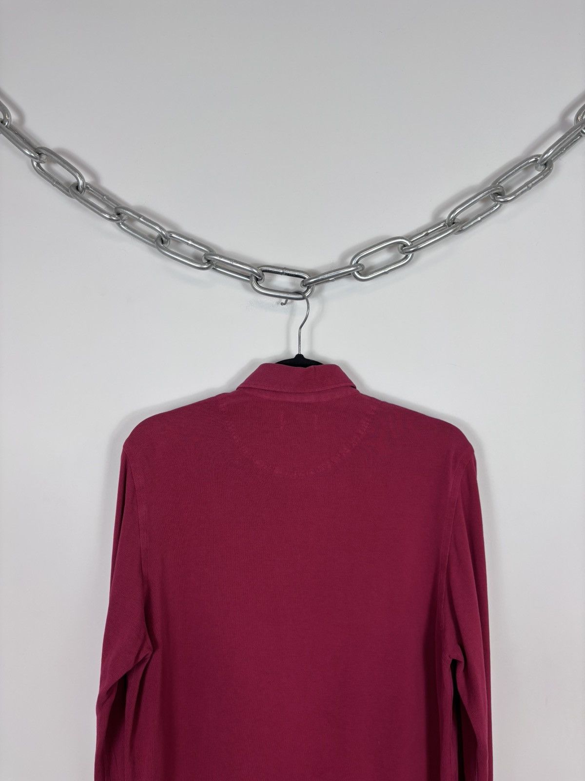 Gran Sasso Gran Sasso Vintage Men’s Red Long Sleeve Button Up Shirt Size US M / EU 48-50 / 2 - 12 Thumbnail