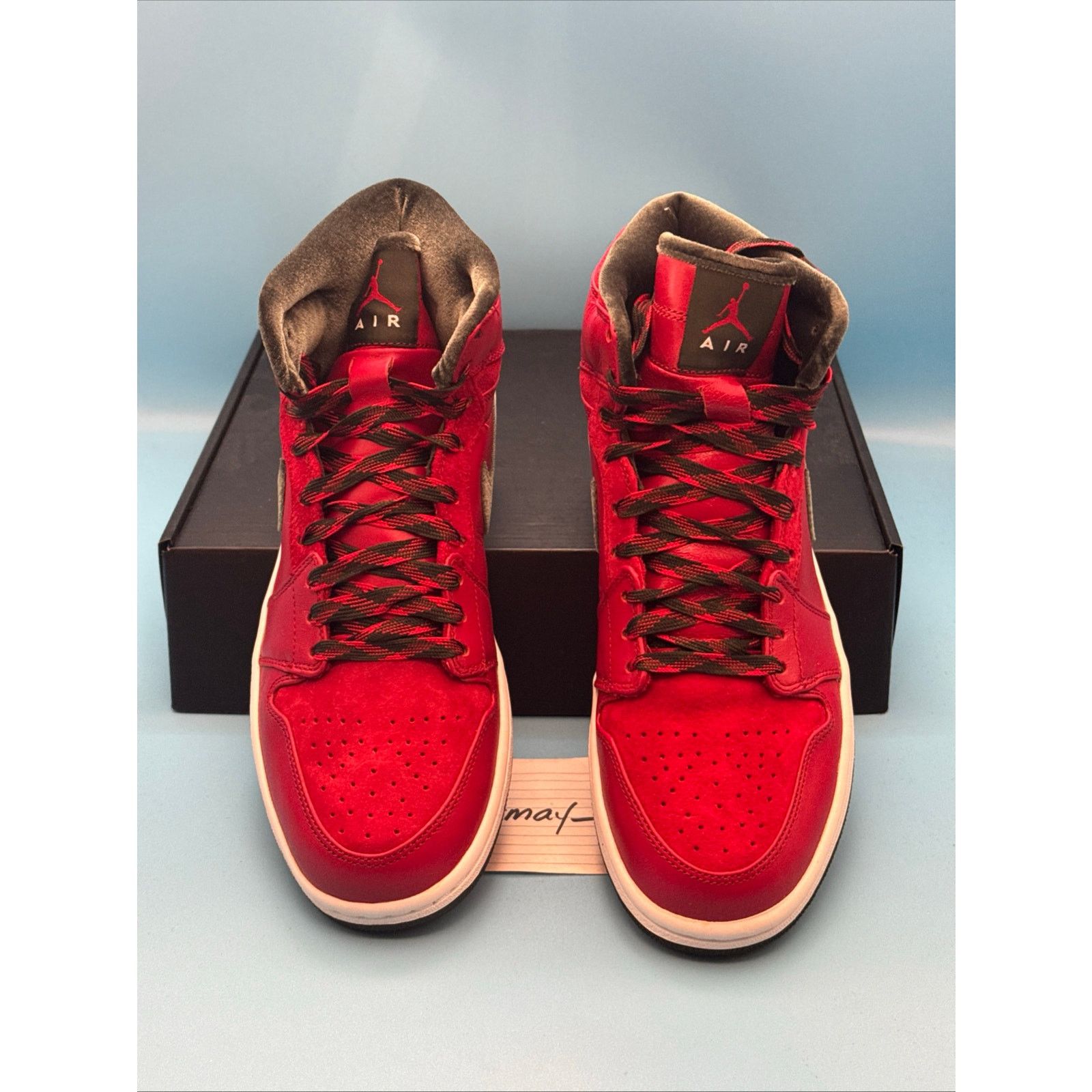 Jordan Brand Air Jordan 1 Retro Hi Premier 2008 Varsity Red m8.5 w10 Size US 8 / EU 41 - 6 Thumbnail