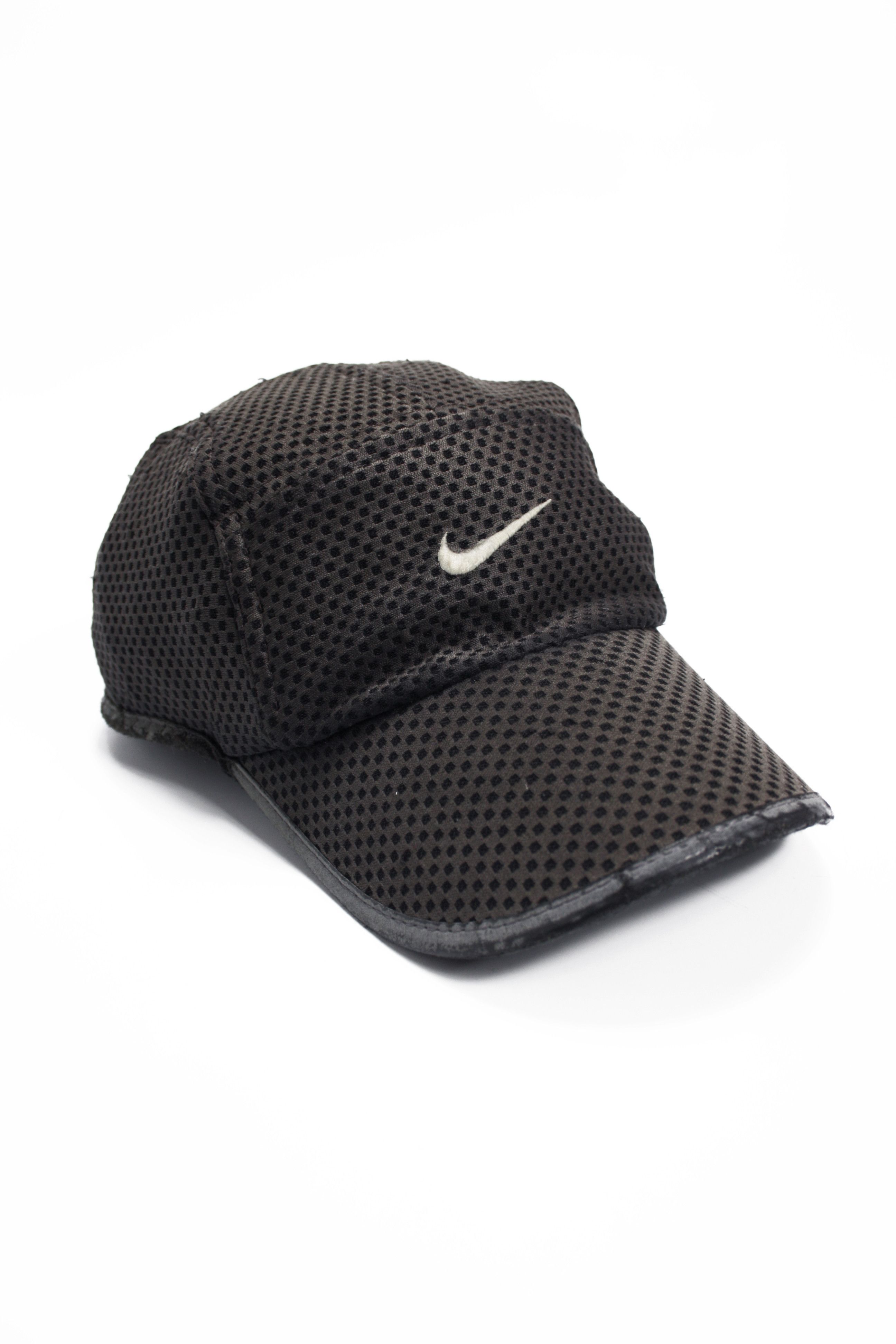 Nike × Vintage Nike 2000s Vintage Dri-Fit Mesh % Panel Running Cap Hat Size ONE SIZE - 1 Thumbnail
