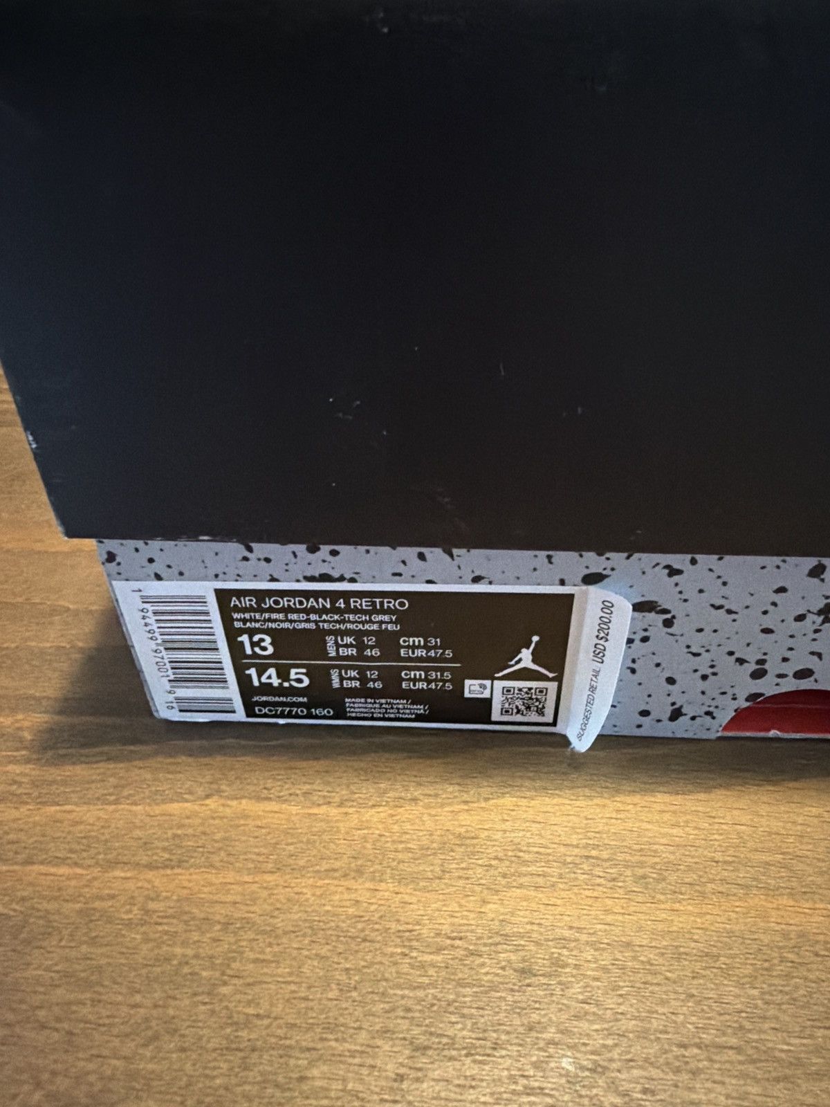 Jordan Brand Jordan 4 Fire Red 2020 Size US 13 / EU 46 - 8 Thumbnail