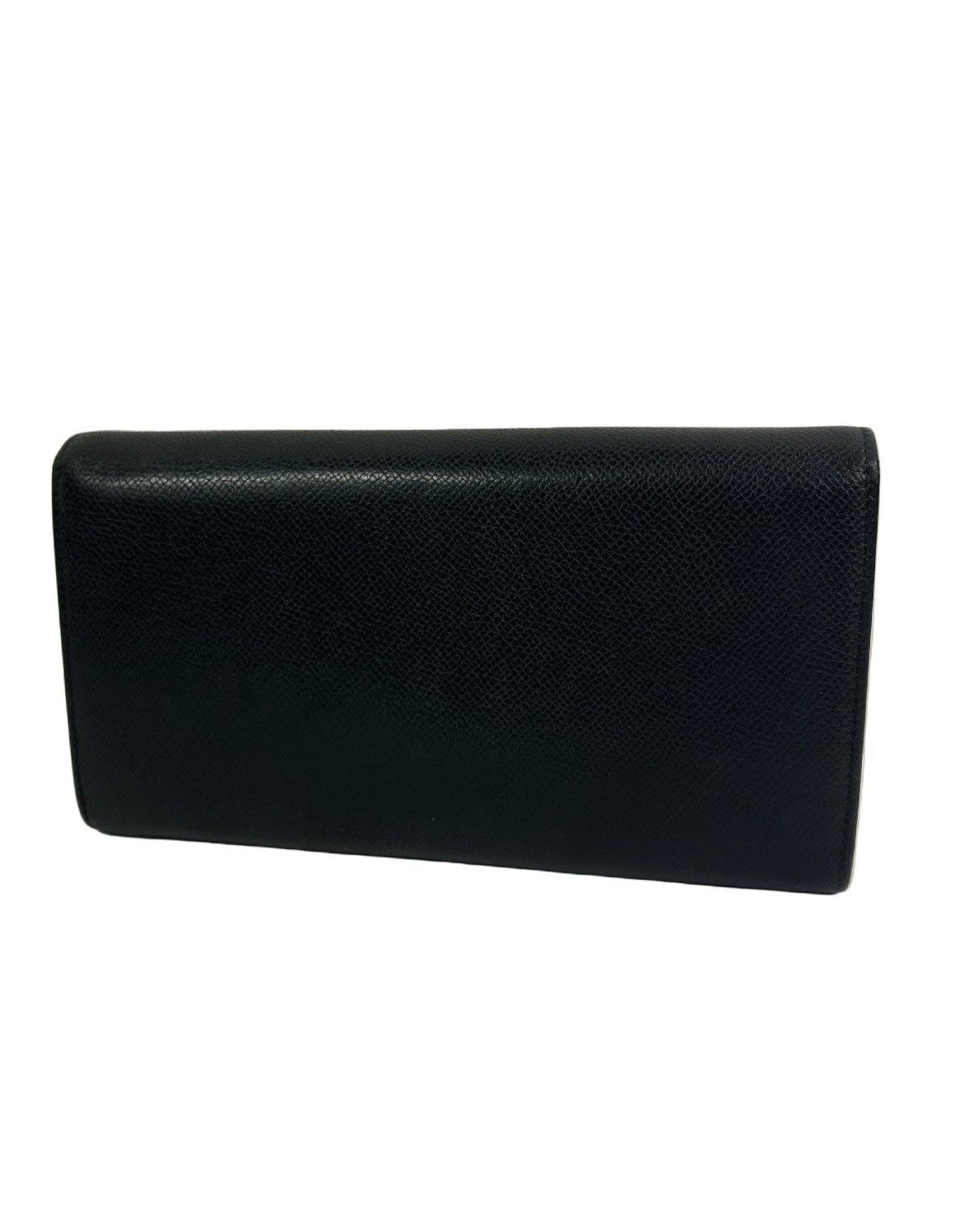 Celine Celine Black Leather Flap Wallet Size ONE SIZE - 3 Thumbnail