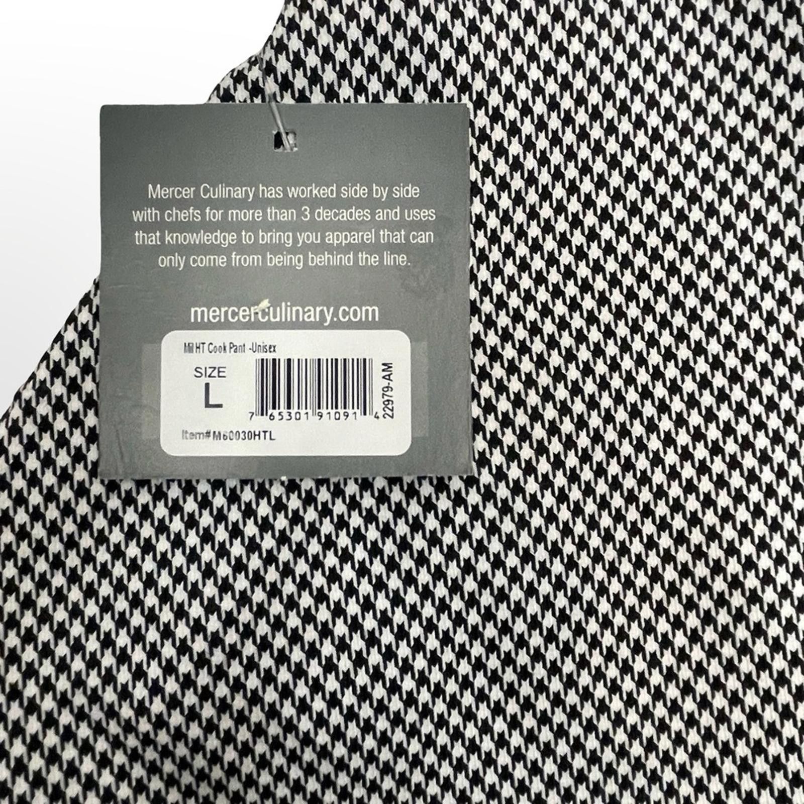 Other Mercer Culinary Black and White Checkered Pants NWT Size US 34 / EU 50 - 4 Thumbnail