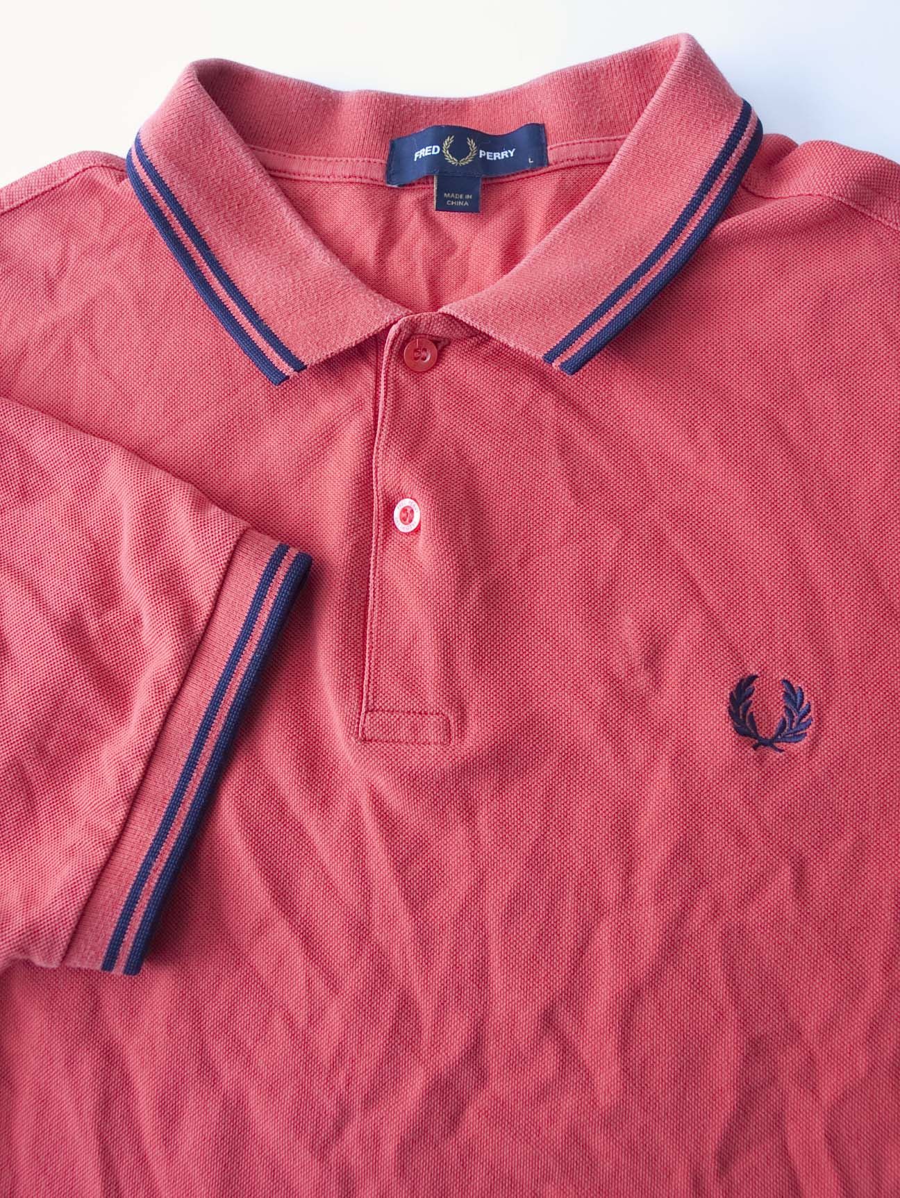 Fred Perry Fred Perry Polo Size L Pink Salmon Size US L / EU 52-54 / 3 - 2 Thumbnail