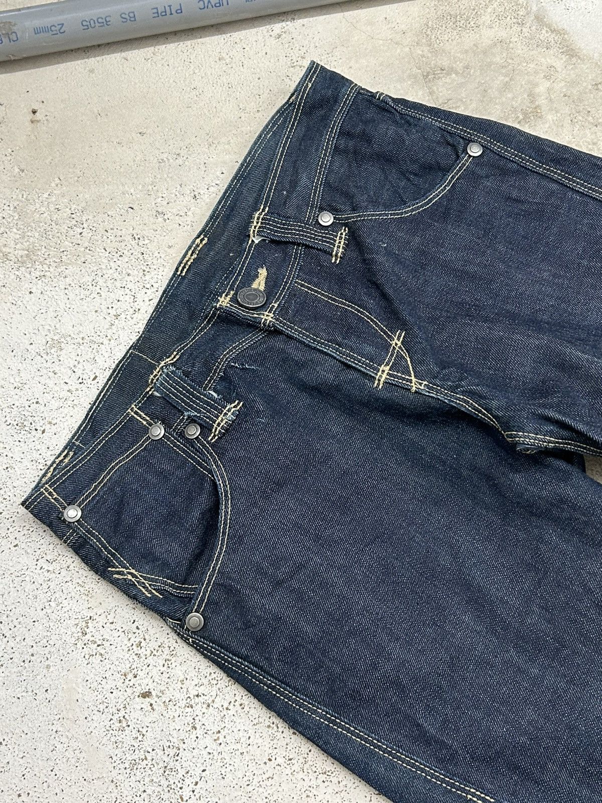 Levi's 90s Levis Engineered Jeans Ripped Jeans Indigo Colour Size US 29 - 7 Thumbnail