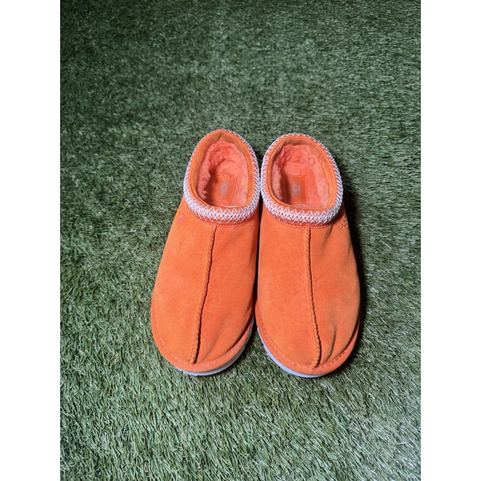 Ugg MEN UGG Tasman OrangeSlipper SHOE, Sheepskin Lined Slip-On Size US 11 / EU 44 - 4 Thumbnail