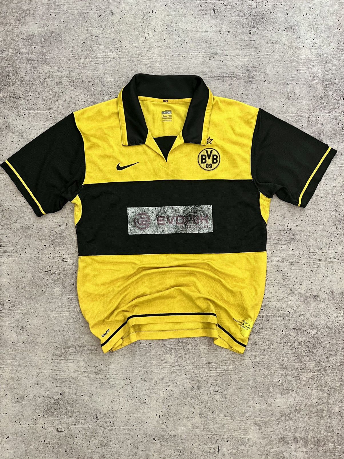 Nike 🩸RARE🩸Nike BVB Borussia Dortmund 2007 Home Jersey Size US XL / EU 56 / 4 - 1 Thumbnail