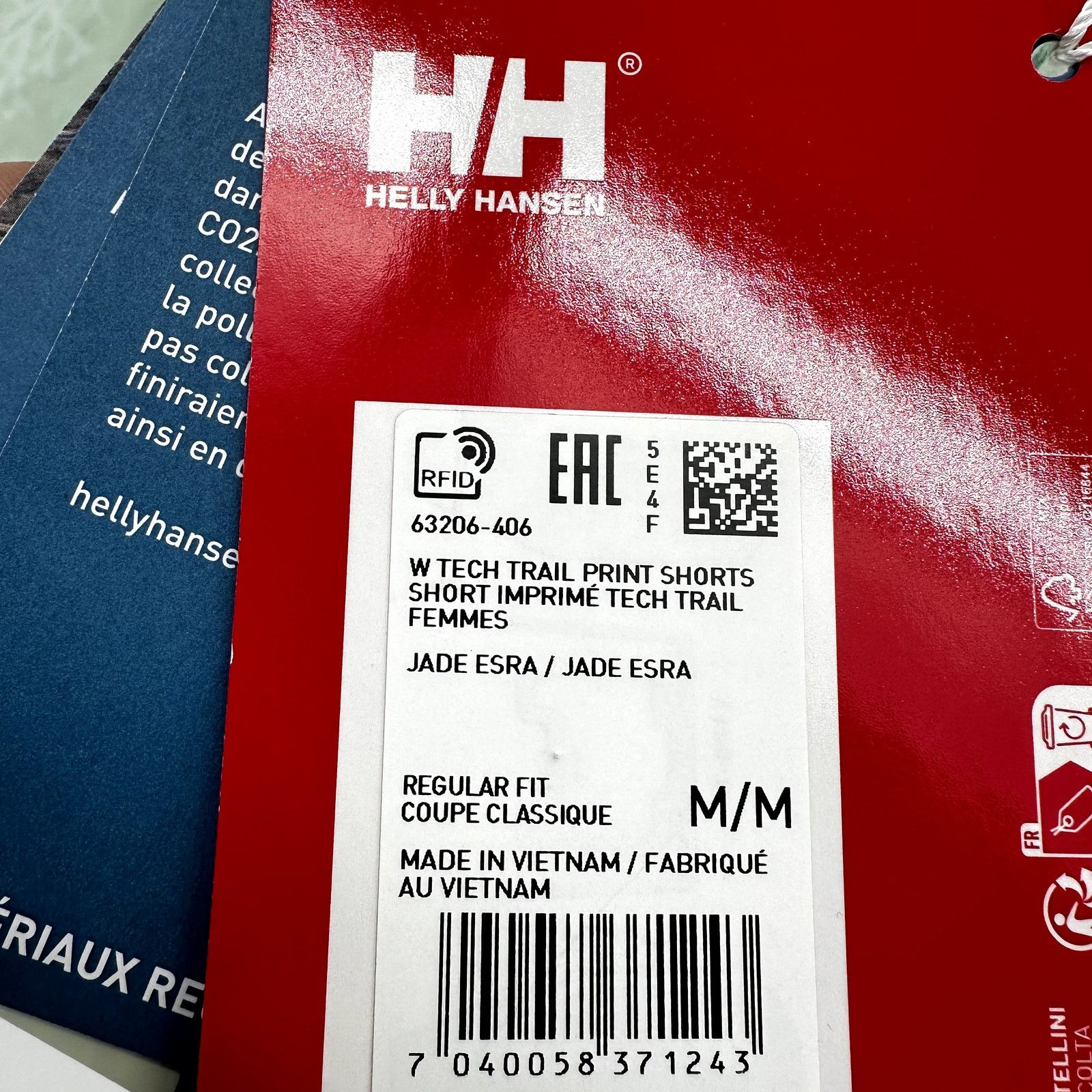 Helly Hansen Helly Hansen Technical Trail Shorts Floral Smocked Jade Esra Size 32" / US 10 / IT 46 - 4 Thumbnail