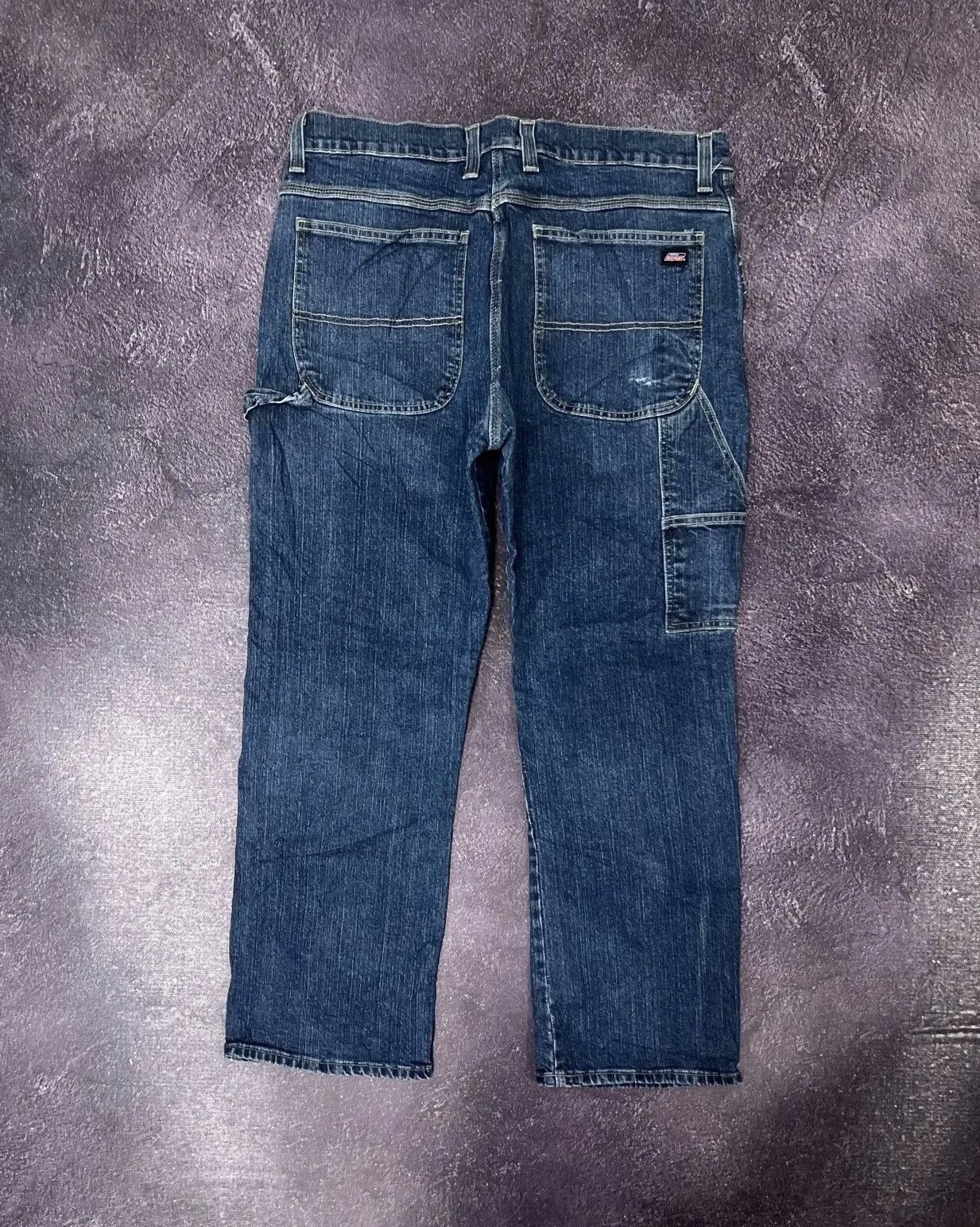 Dickies × Vintage Vintage Dickies USA Hype Work Blue Denim Baggy Jeans Size US 36 / EU 52 - 1 Thumbnail