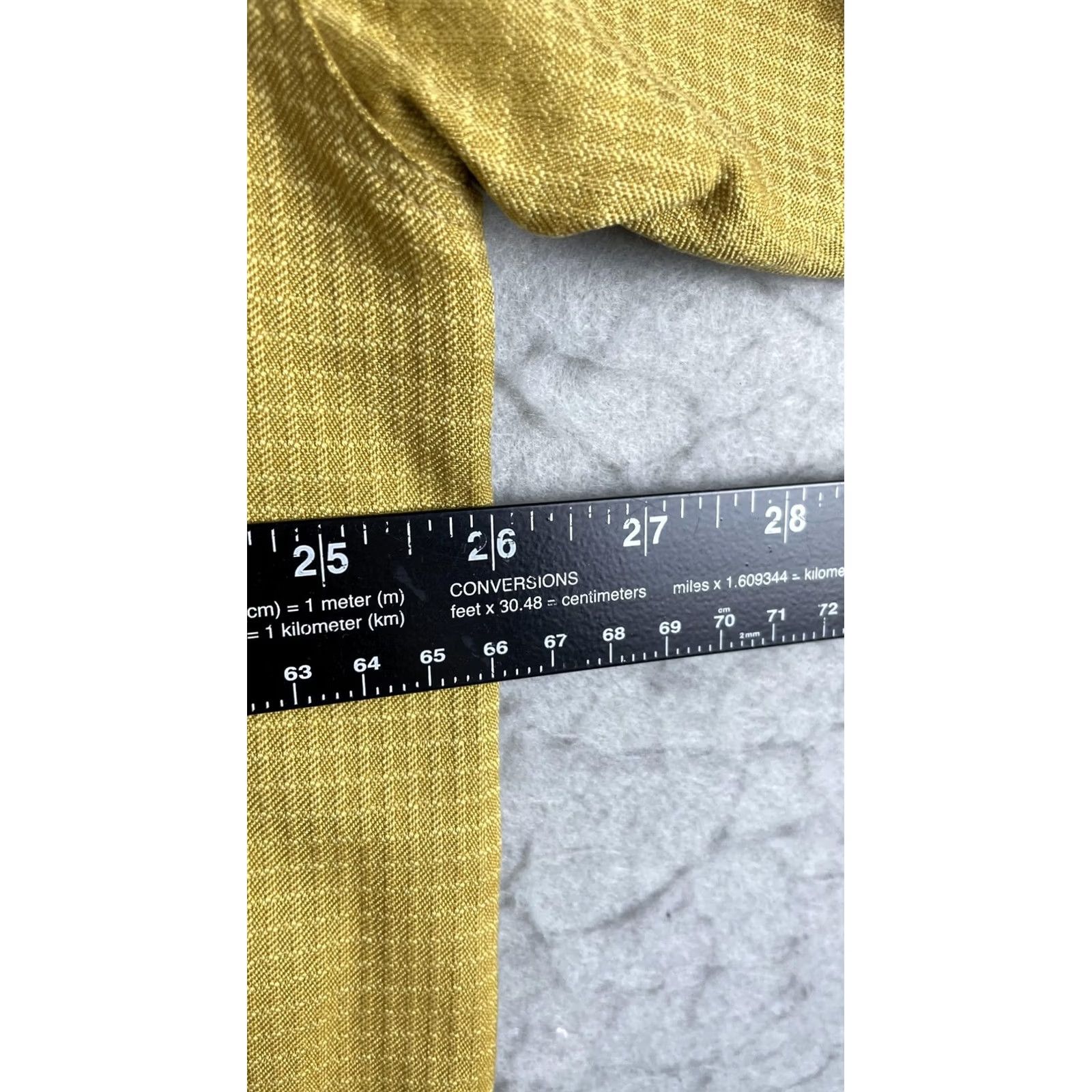 Tommy Bahama Tommy Bahama Shirt Mens XL Yellow Check Silk Long Sleeve Casual Button Front Size US XL / EU 56 / 4 - 3 Thumbnail
