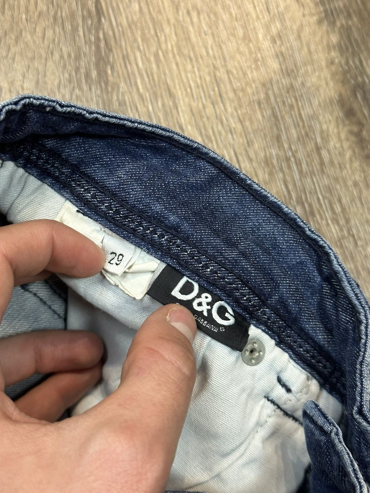 Dolce & Gabbana × Vintage Vintage Dolce&Gabbana Jeans Skirt Luxury Size 29" - 7 Thumbnail