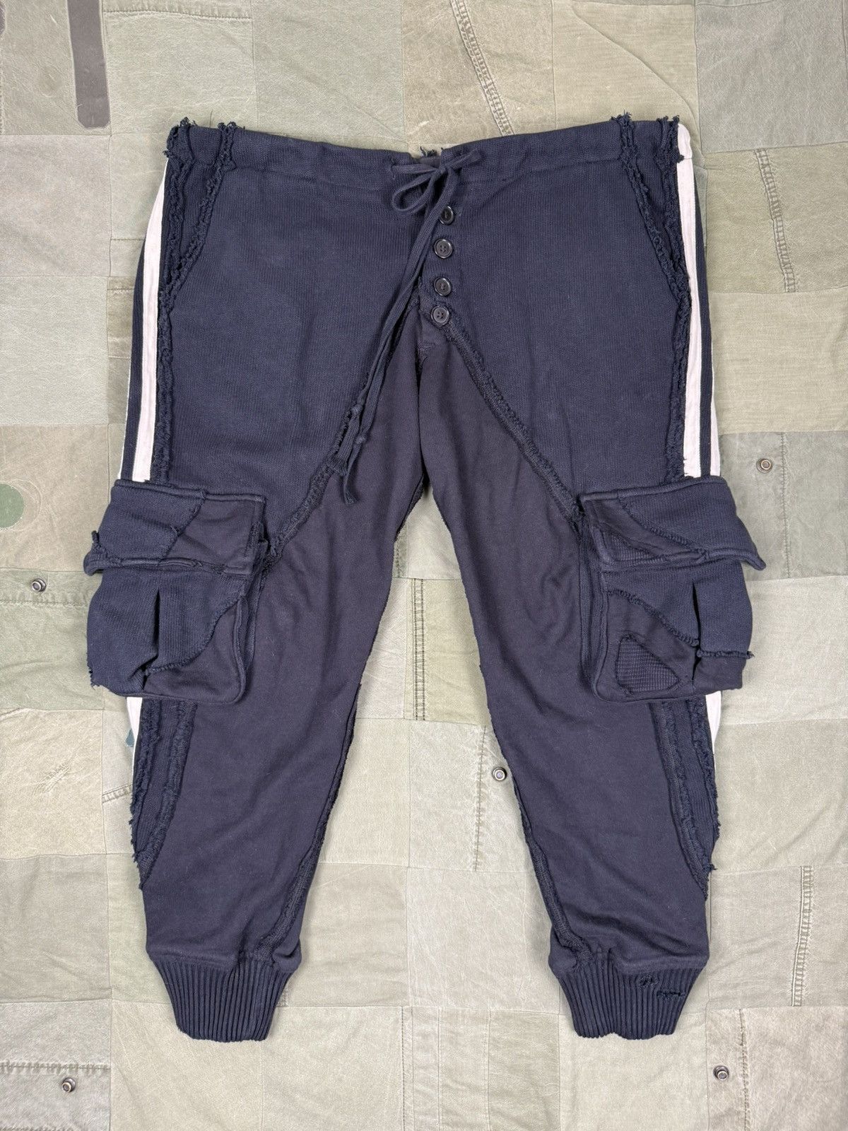 Greg Lauren Knit Fleece Slim Lounge Pants Size US 34 / EU 50 - 1 Thumbnail