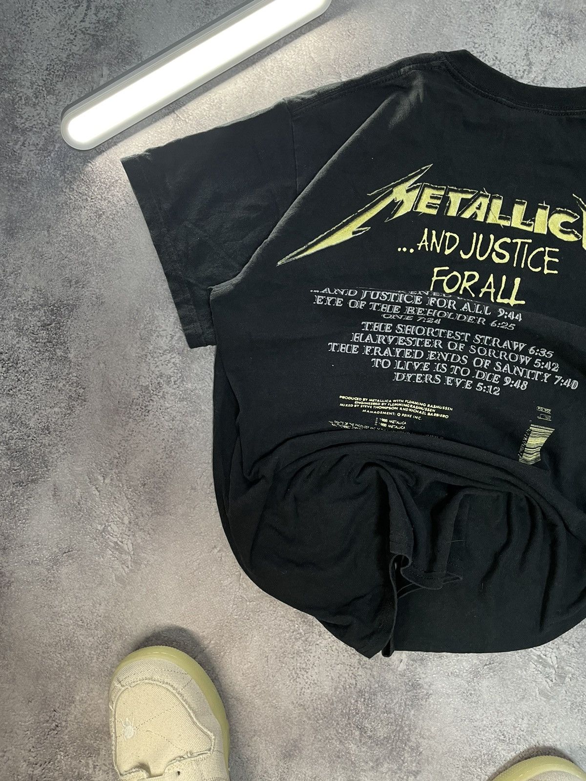 Band Tees Vtg Metallica …And Justice for All Pushead Graphic Tee Size US M / EU 48-50 / 2 - 10 Thumbnail