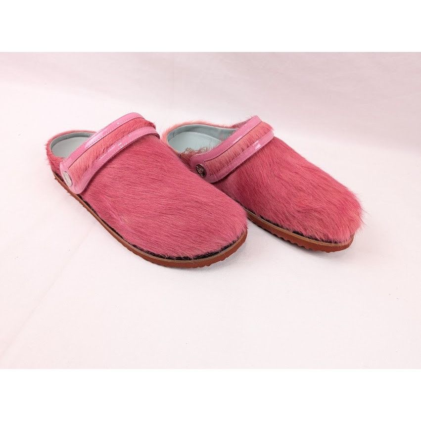Vivienne Westwood o1rshd1 Oz Clogs With Hair Calf in Pink Size US 11 / EU 44 - 15 Thumbnail