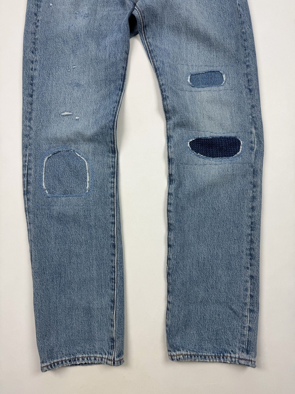 Levi's NWT Levi’s 501 150th Anniversary Repaired Washed Denim Jeans Size US 30 / EU 46 - 4 Thumbnail