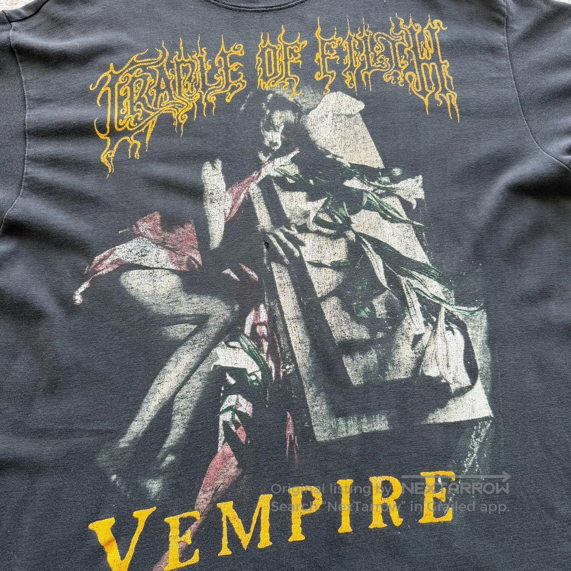 Vintage Vintage 1996 Cradle of Filth Tee. Size US M / EU 48-50 / 2 - 4 Thumbnail