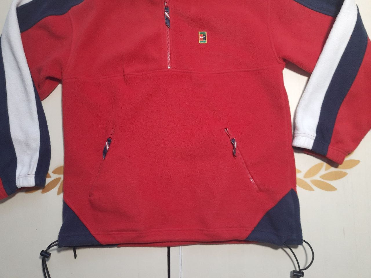 Nike Nike Court Fleece 1/4 Zip Jacket Vintage 90's Size US M / EU 48-50 / 2 - 4 Thumbnail