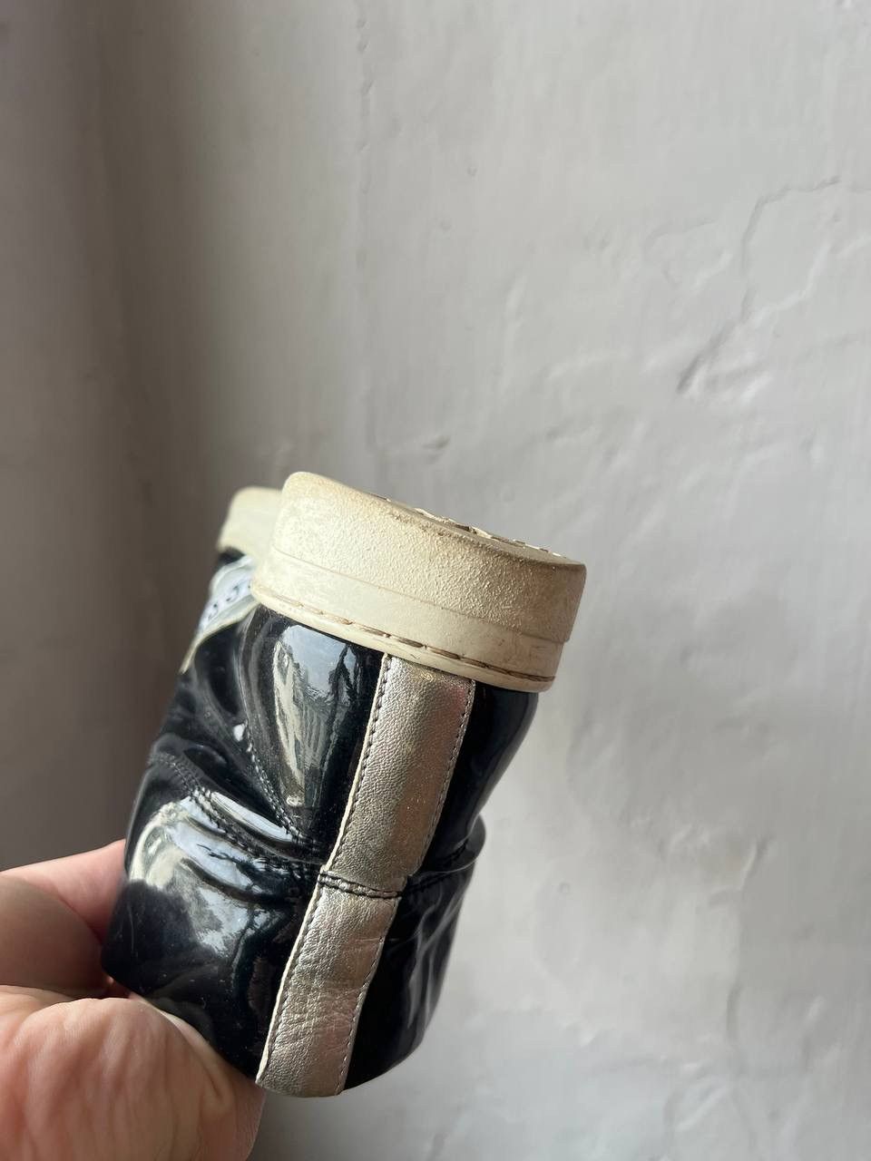 Dirk Bikkembergs DIRK BIKKEMBERGS RARE PATERN LEATHER BLACK TRAINER BOOTS 37 Size US 7 / IT 37 - 14 Thumbnail