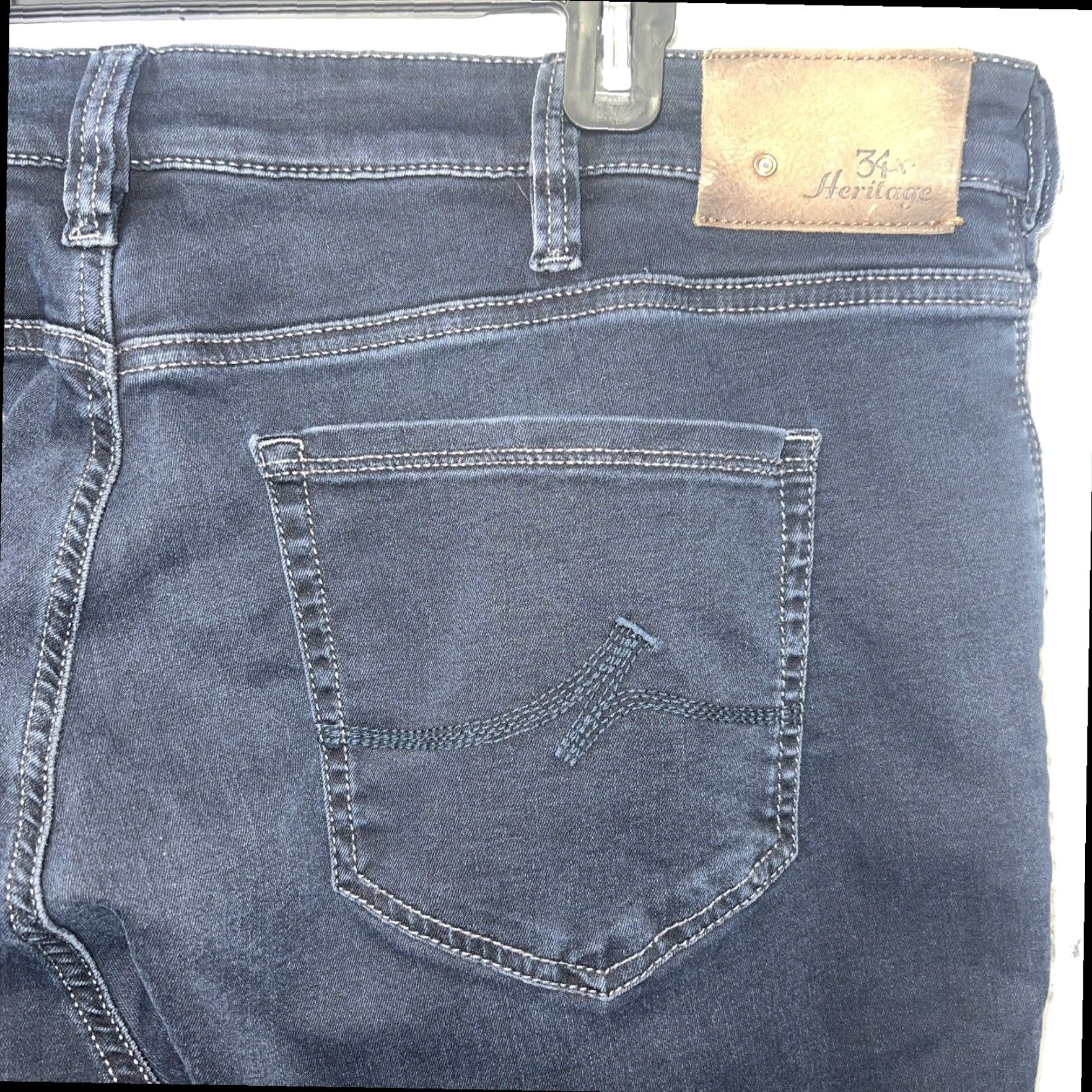 Vintage 34 Heritage Classic Straight Jeans Blue Mens Size 42x32 Size US 42 / EU 58 - 3 Thumbnail