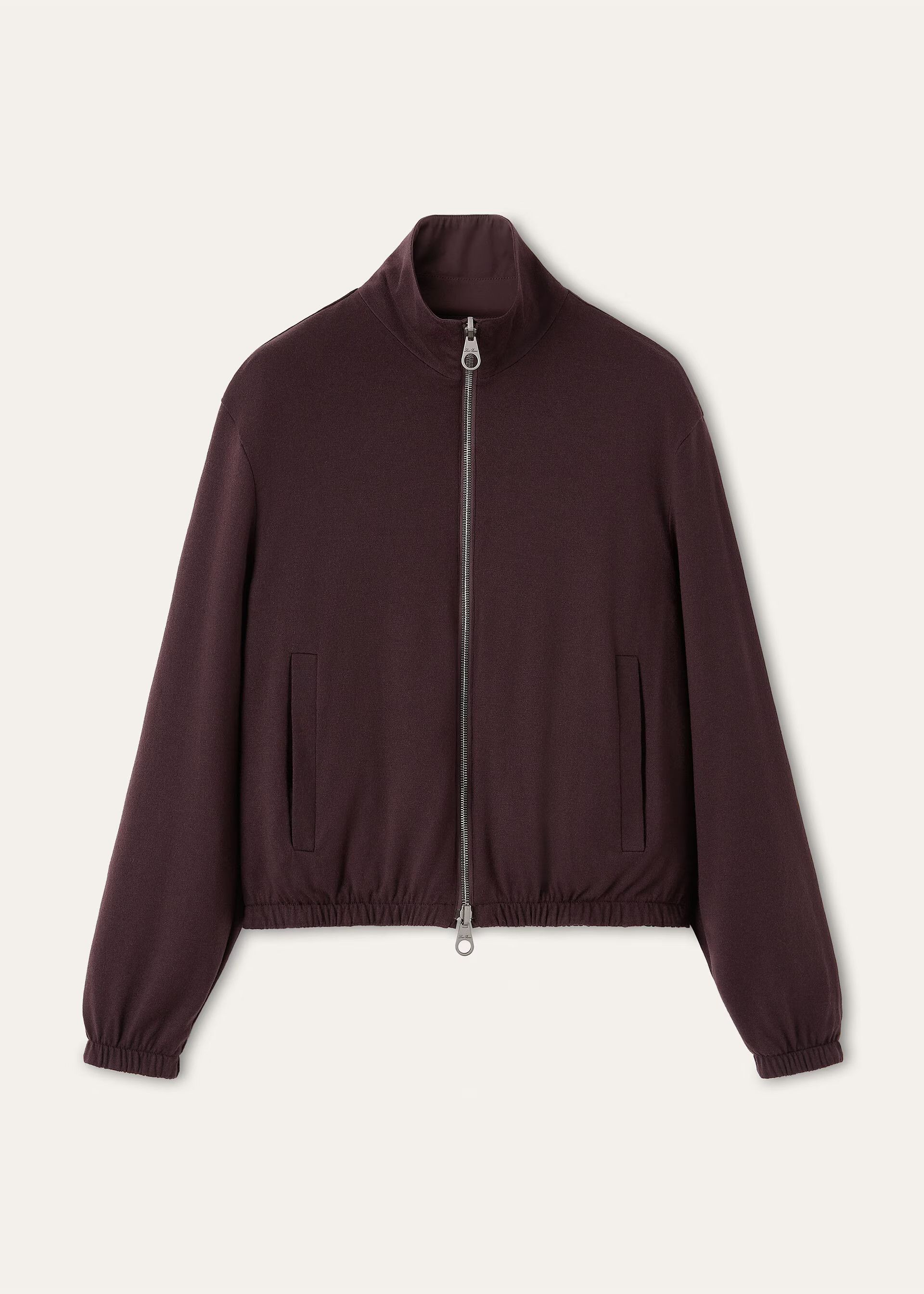 Loro Piana os11x0426 FAQ0514 Bomber Jacket in Vin Chaud Size XS / US 0-2 / IT 36-38 - 8 Thumbnail